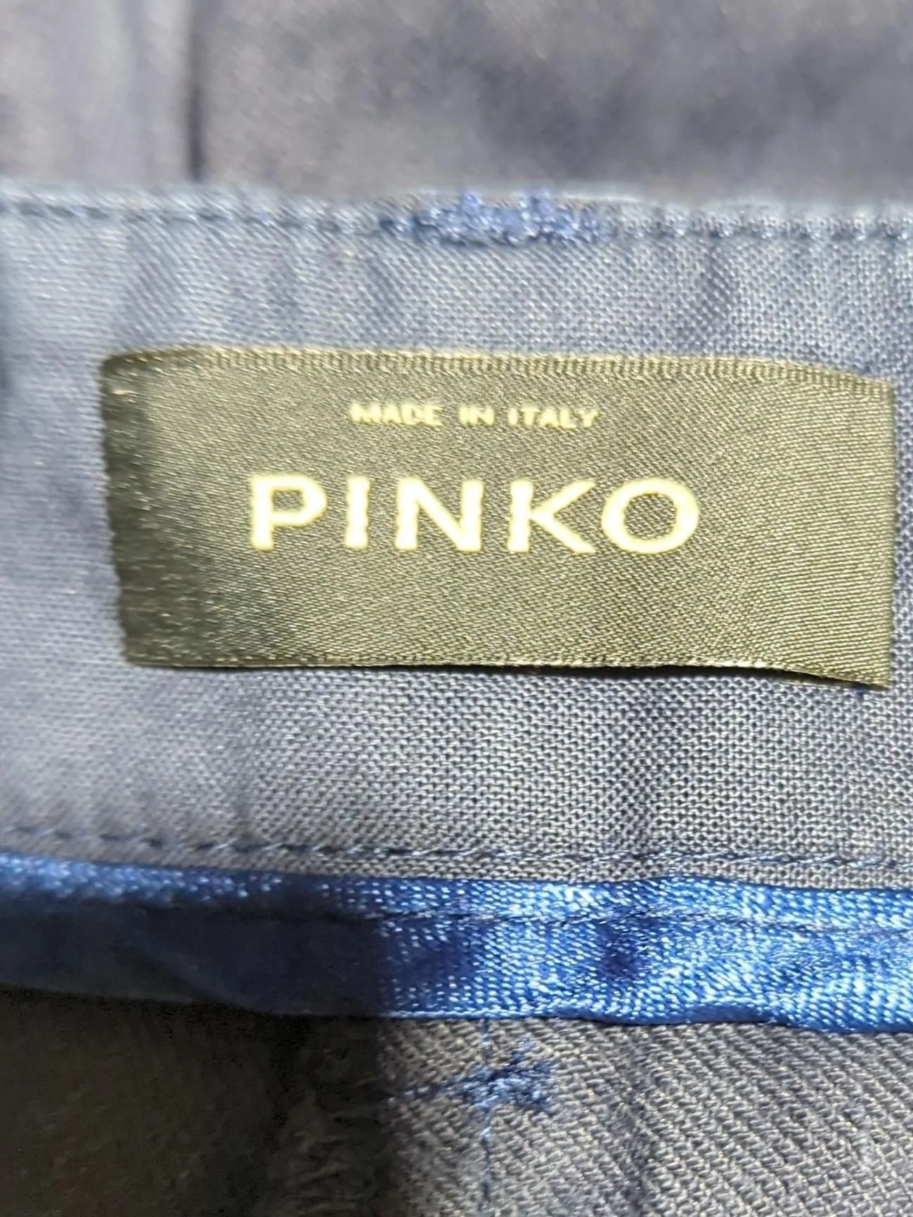 Pinko Women's Shorts UK 6 Blue Linen with Cotton Cargo - Image 5