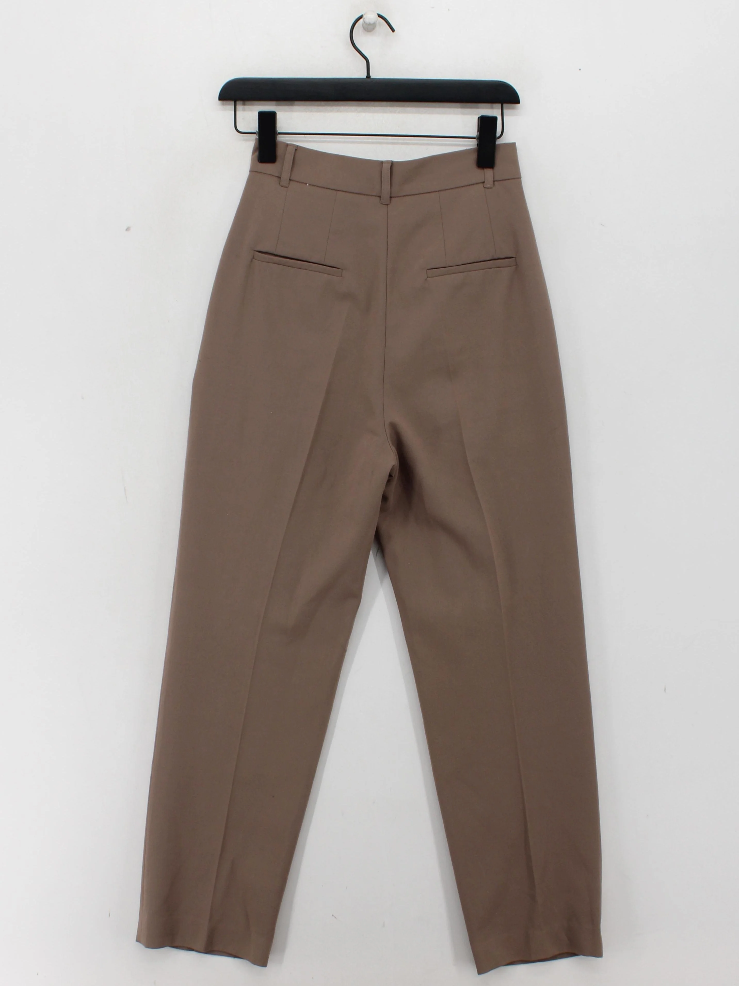 Pixie Market Women's Trousers XS Brown Polyester with Rayon, Spandex Chino - Image 2