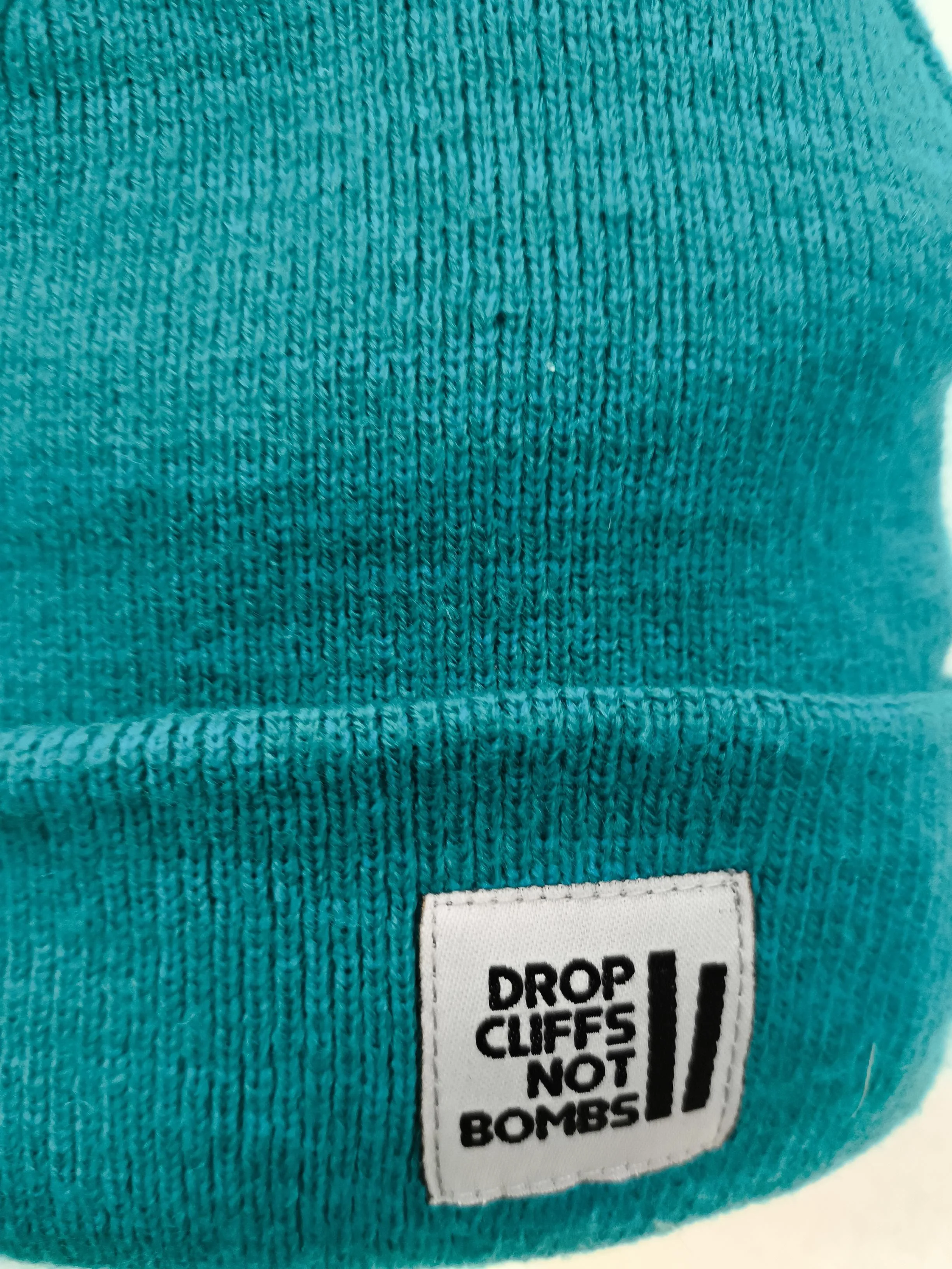 Planks Men's Hat M Blue Acrylic with Nylon Beanie - Image 3