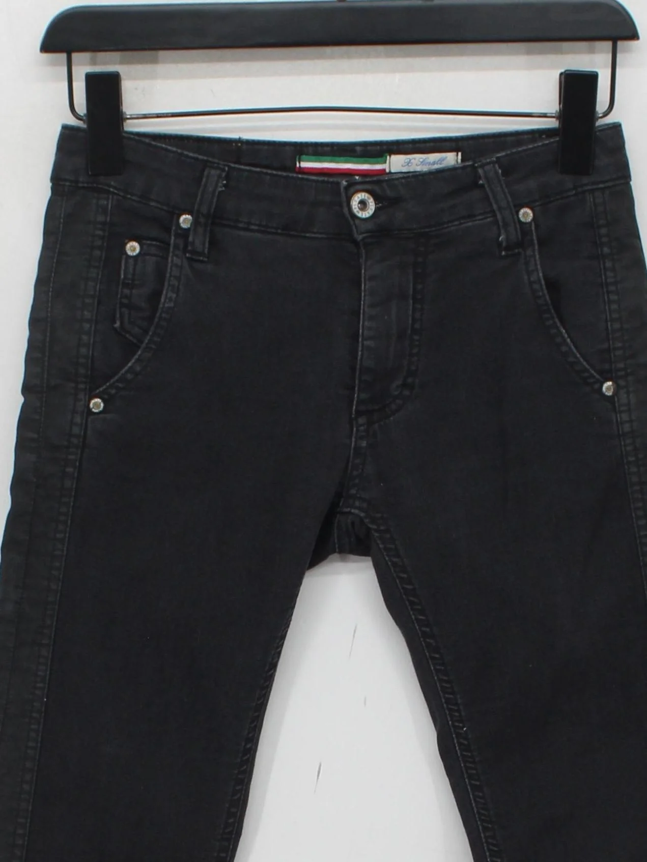 Please Men's Jeans S Black 100% Cotton Skinny - Image 3