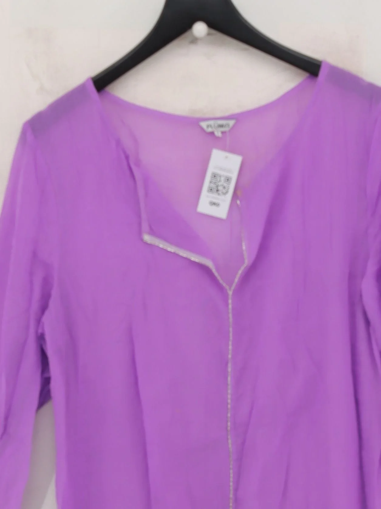 Plumo Maxi Dress UK10 in Purple - Image 3