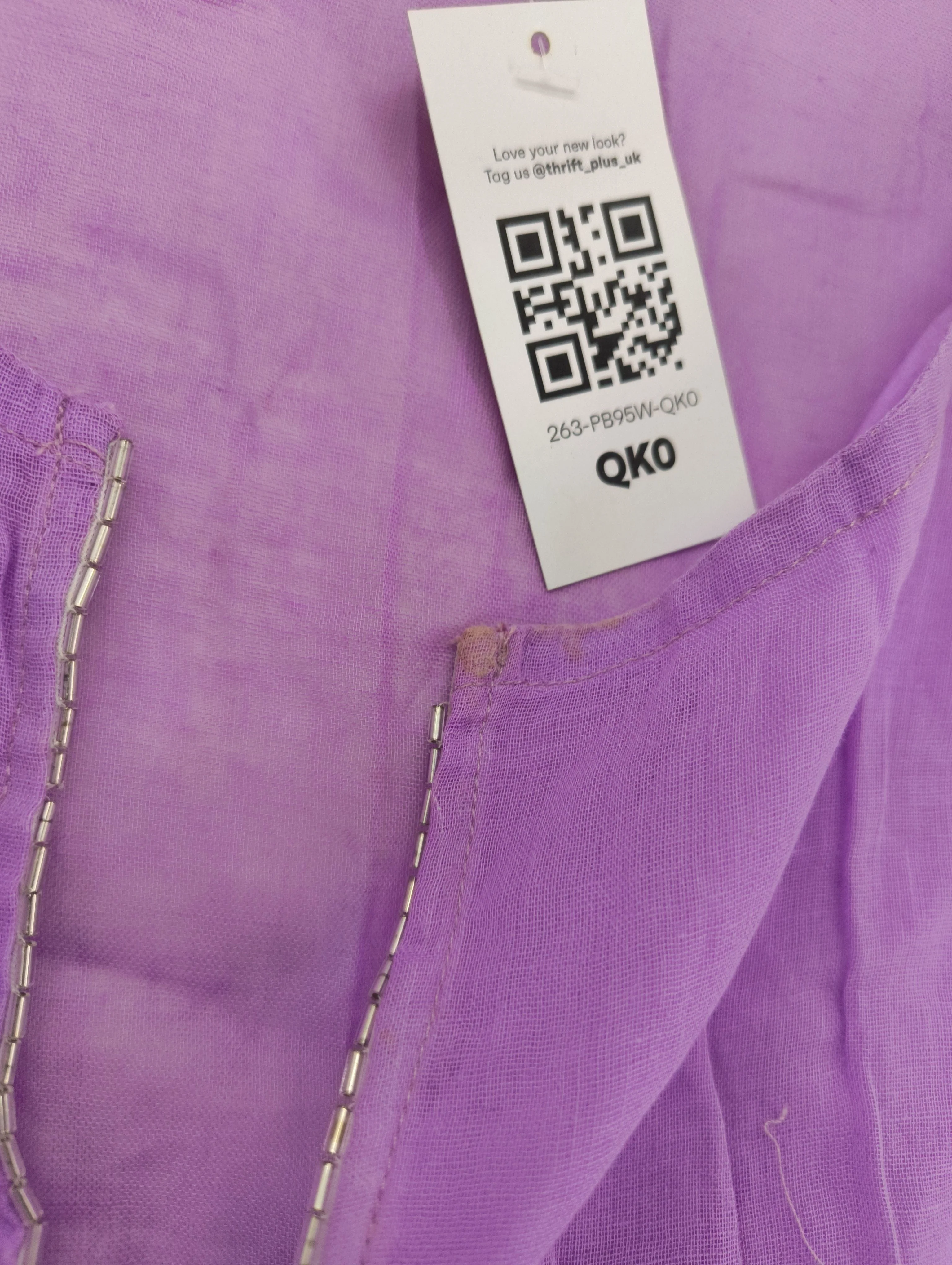 Plumo Maxi Dress UK10 in Purple - Image 5