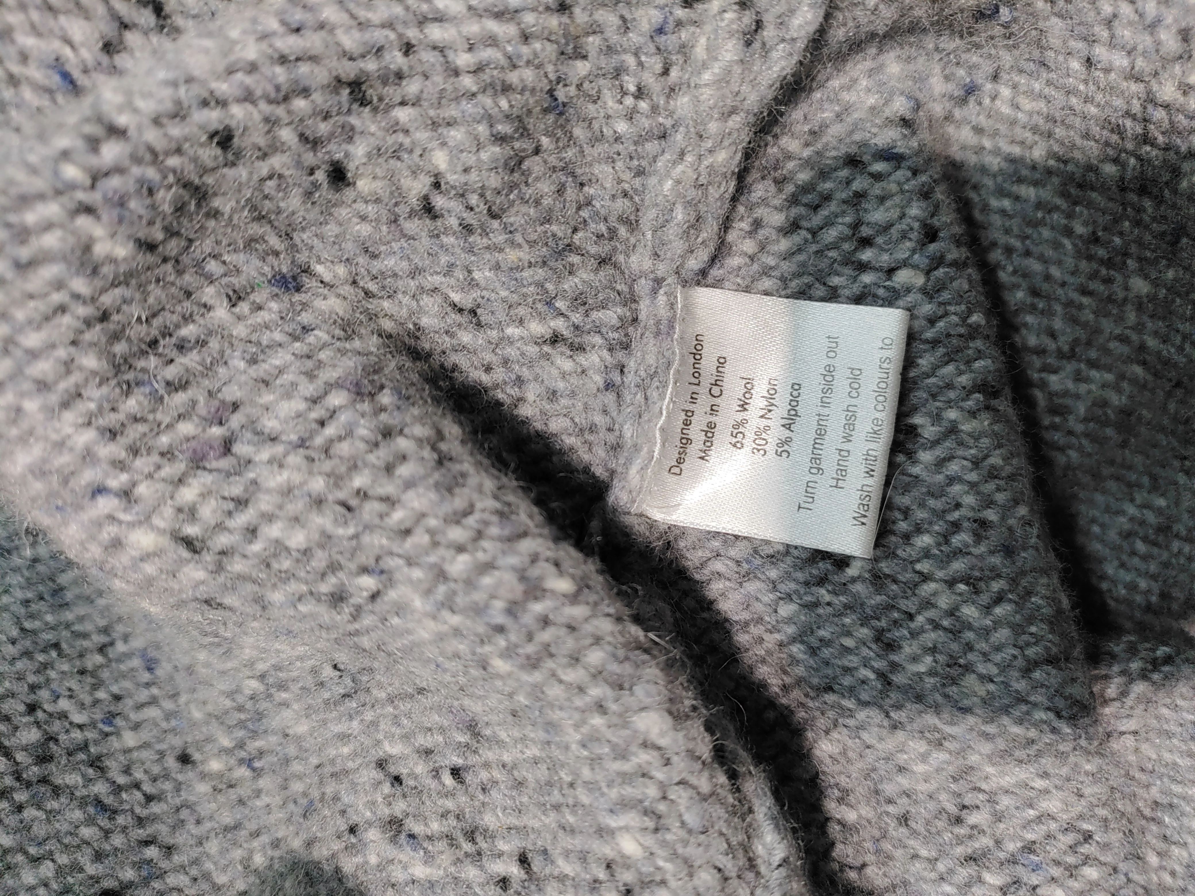 PLUMO STUDIO Women's Cardigan XS Grey Wool with Nylon, Other V-Neck Cardigan - Image 6