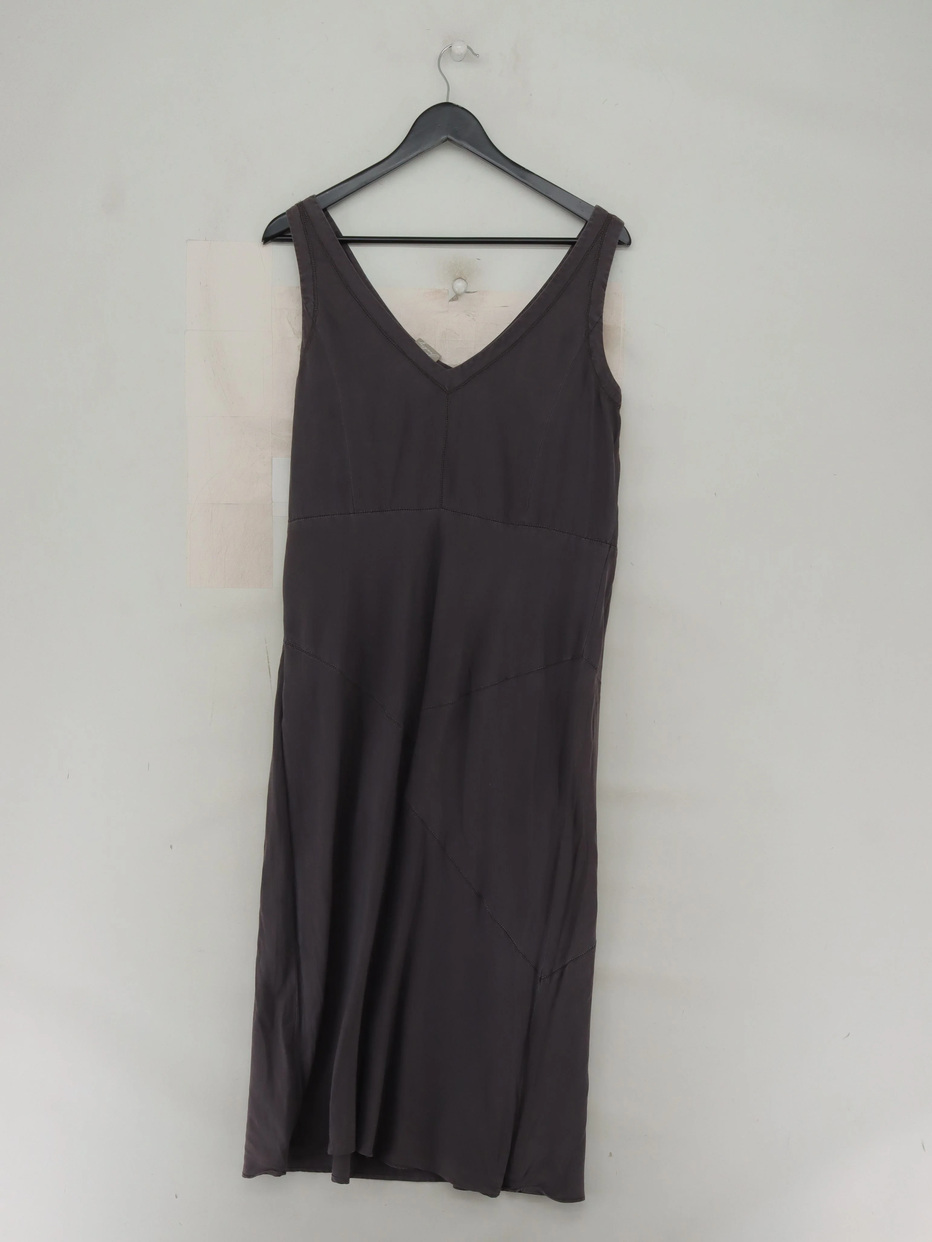 Poetry Slip Midi Dress UK16 in Grey - Image 2