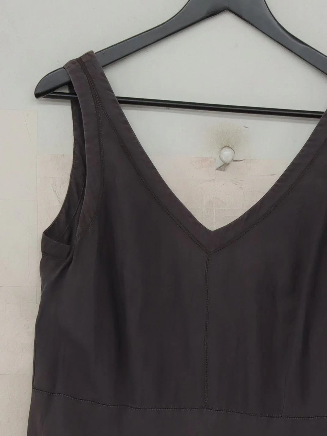 Poetry Slip Midi Dress UK16 in Grey - Image 3