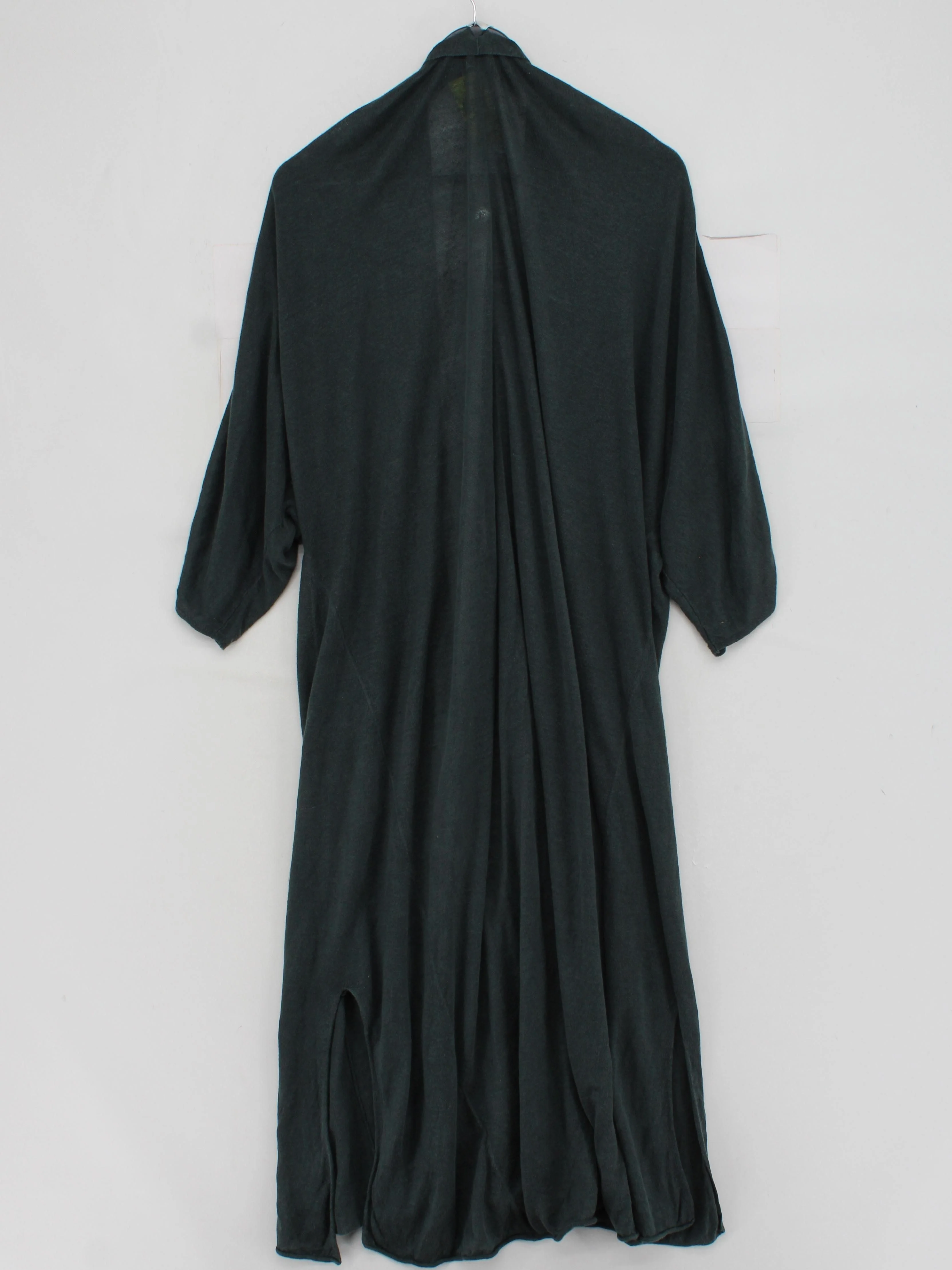 Poetry Women's Cardigan UK 18 Green 100% Linen V-Neck Cardigan - Image 2