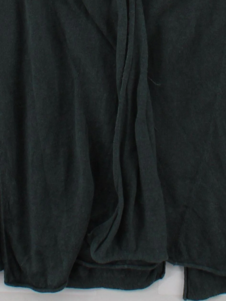 Poetry Women's Cardigan UK 18 Green 100% Linen V-Neck Cardigan - Image 4