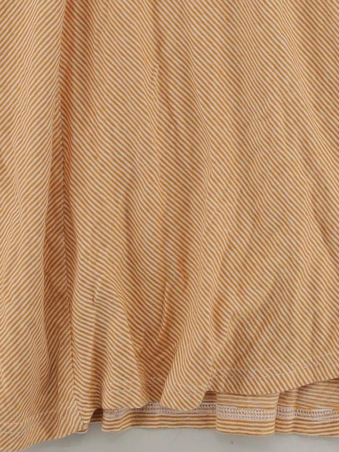 Poetry Women's Shirt UK 14 Orange Linen with Cotton Basic - Image 4