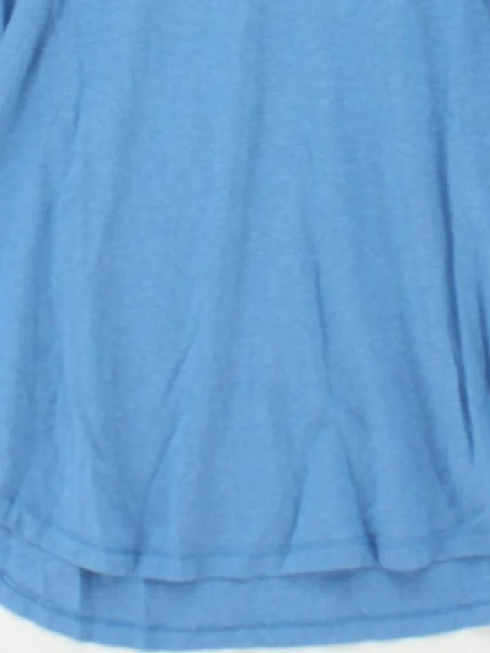 Poetry Women's T-Shirt UK 16 Blue Cotton with Other Short Sleeve V-Neck Basic - Image 4