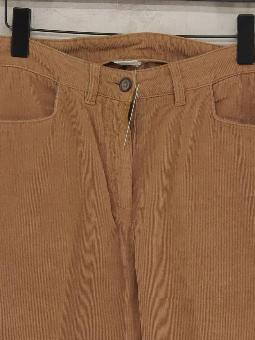 Poetry Women's Trousers M Tan 100% Cotton Straight Chino - Image 3