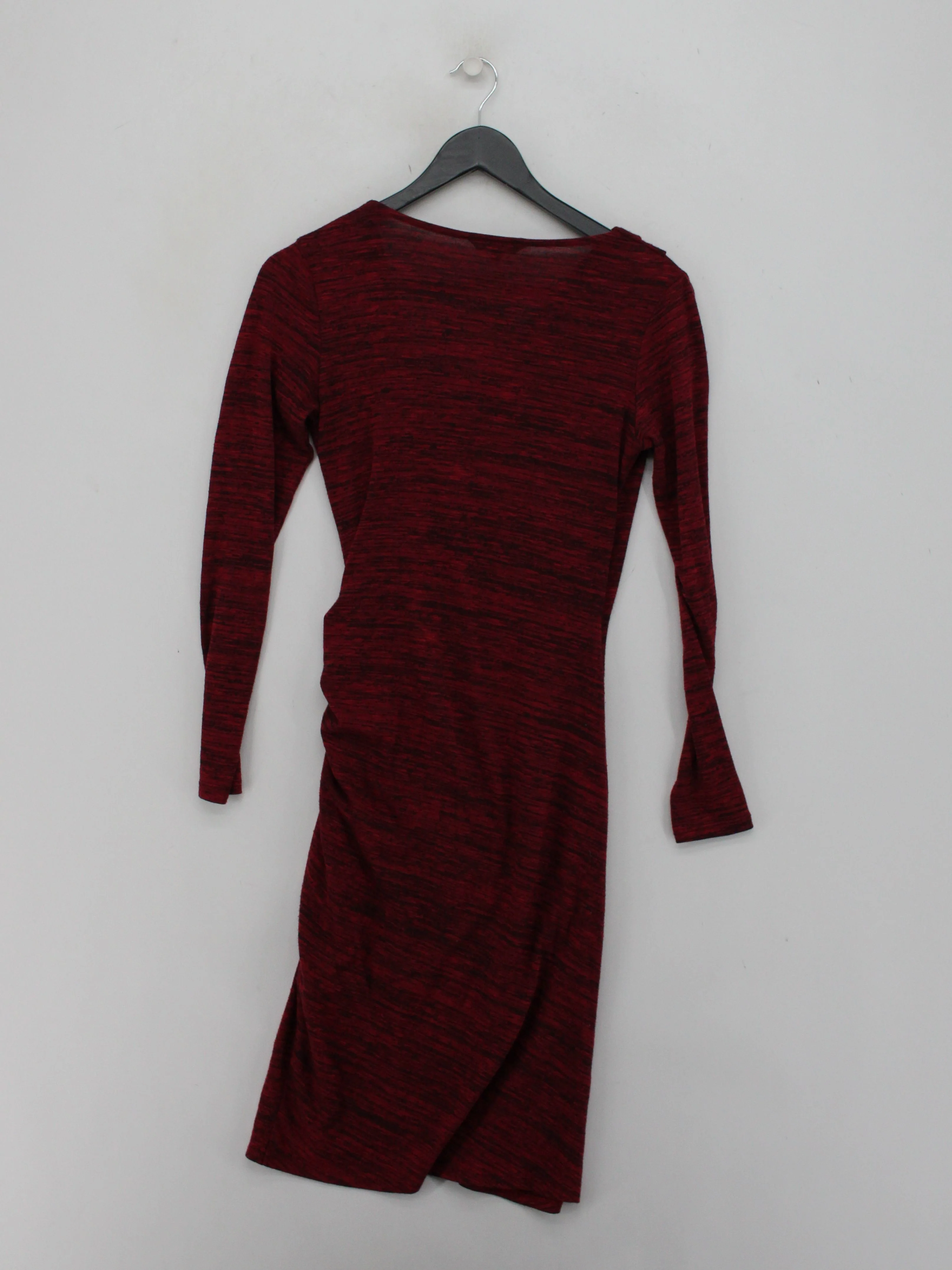 Poetry Wrap Midi Dress UK10 in Red - Image 2