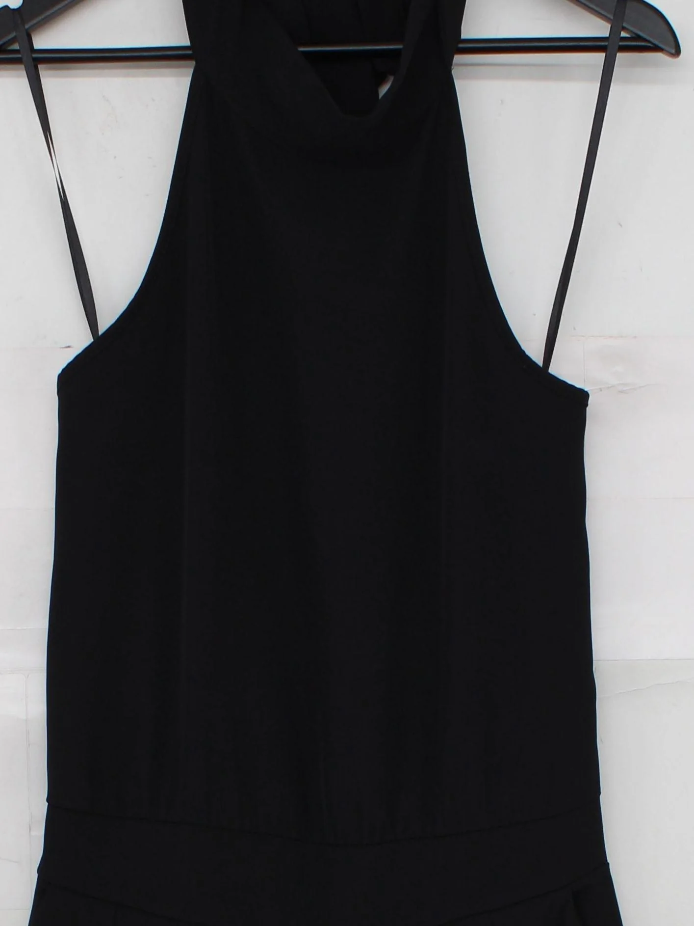 Pois Women's Jumpsuit Black Polyester with Elastane Wide-Leg Jumpsuit - Image 3