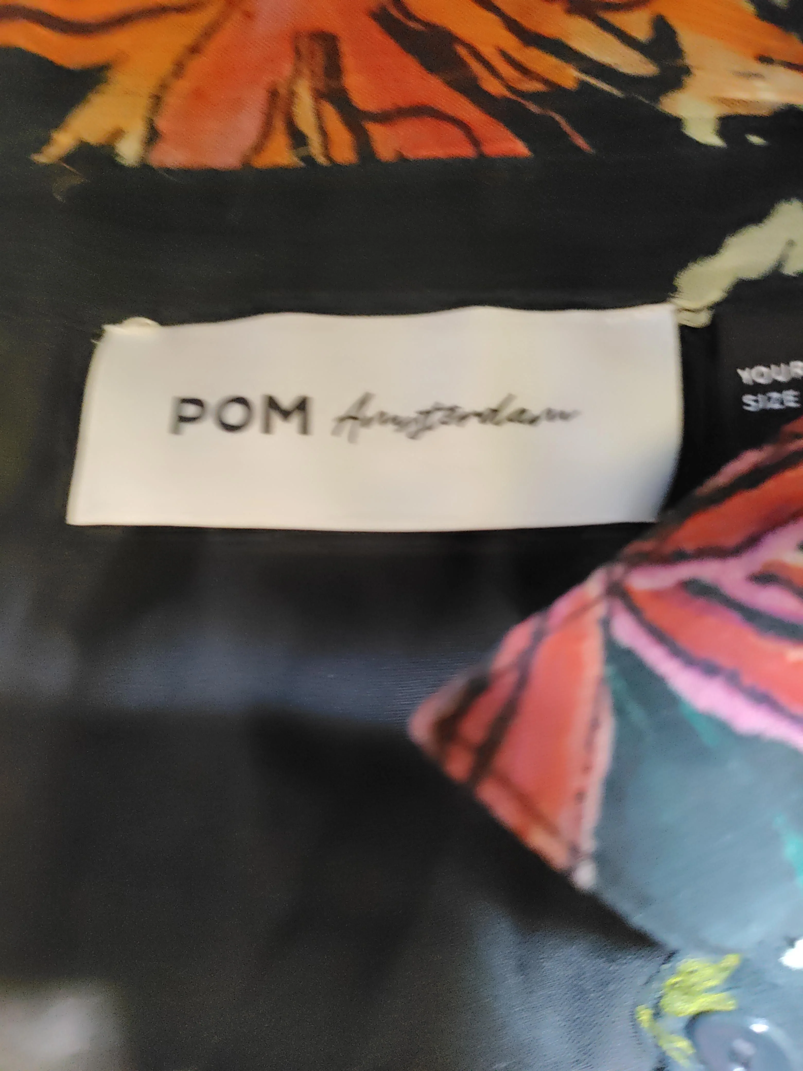 POM Amsterdam Women's Blouse L Black 100% Viscose Basic - Image 5