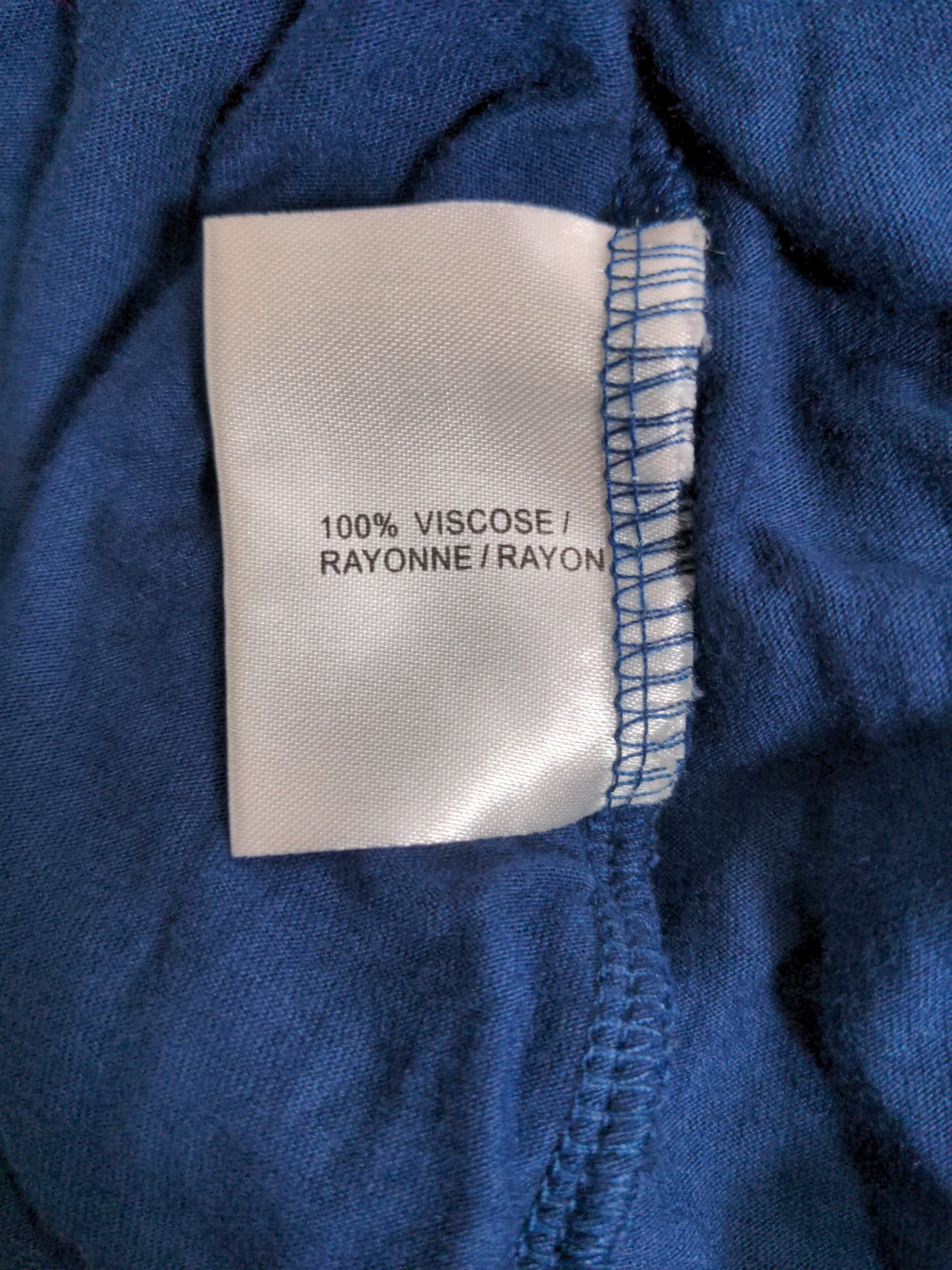 Pomodoro Women's Cardigan S Blue 100% Viscose V-Neck Cardigan - Image 6
