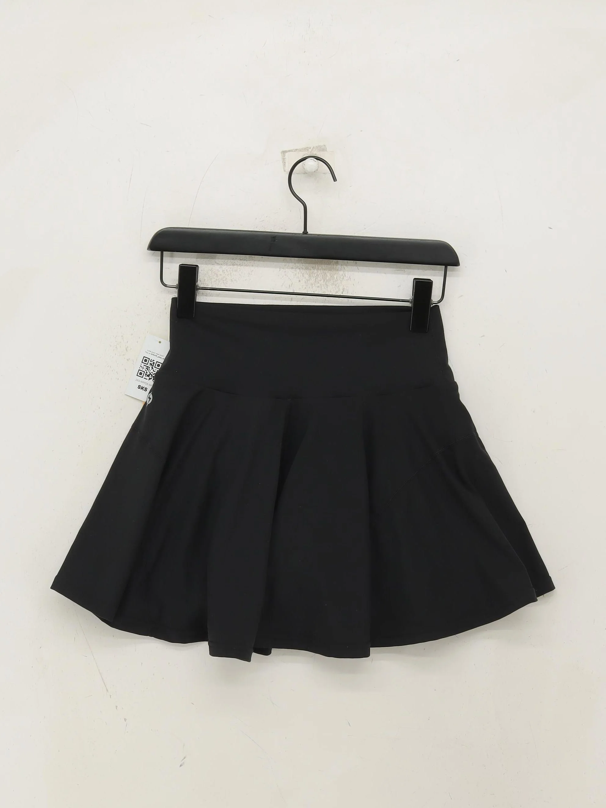 POPFLEX Women's Mini Skirt M Black Polyester with Spandex Short Mini - Image 2