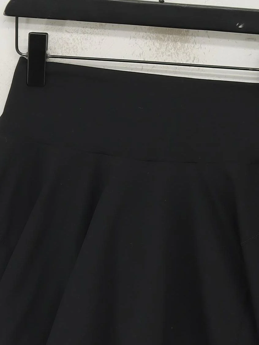POPFLEX Women's Mini Skirt M Black Polyester with Spandex Short Mini - Image 3