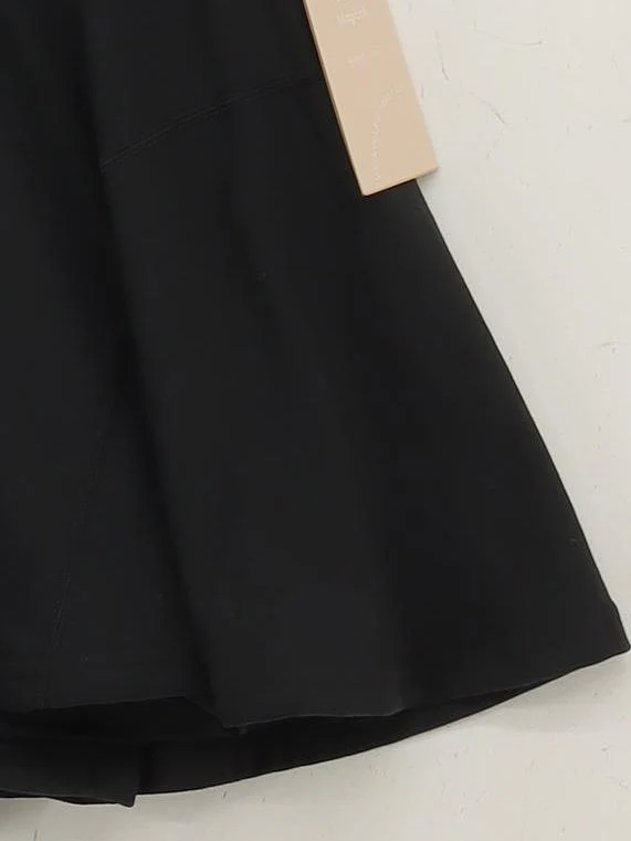 POPFLEX Women's Mini Skirt M Black Polyester with Spandex Short Mini - Image 4