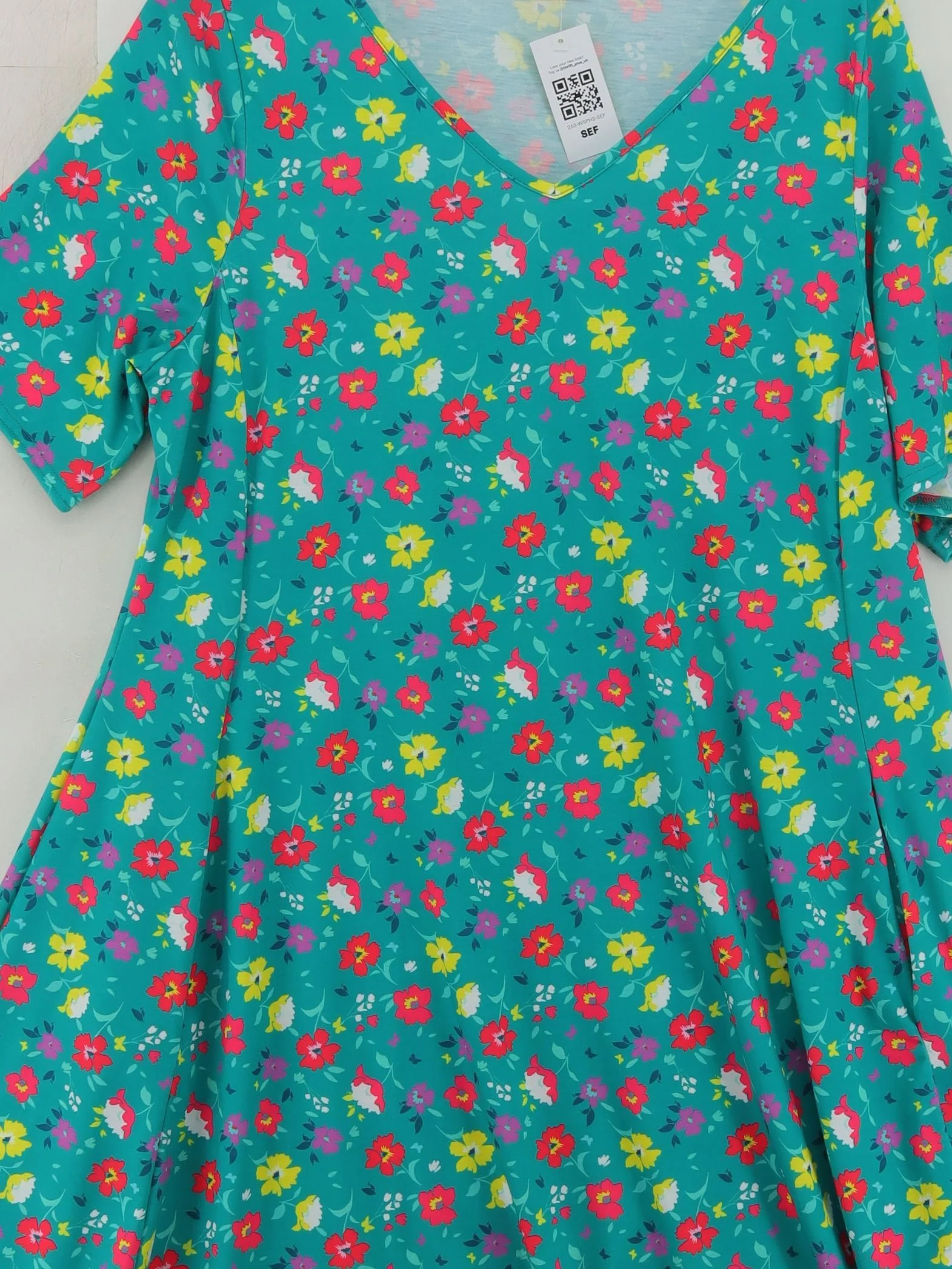 Popsy A-Line Mini Dress UK16 in Blue - Image 3