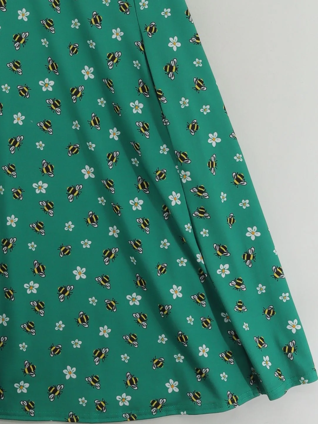 Popsy A-Line Mini Dress UK16 in Green - Image 4