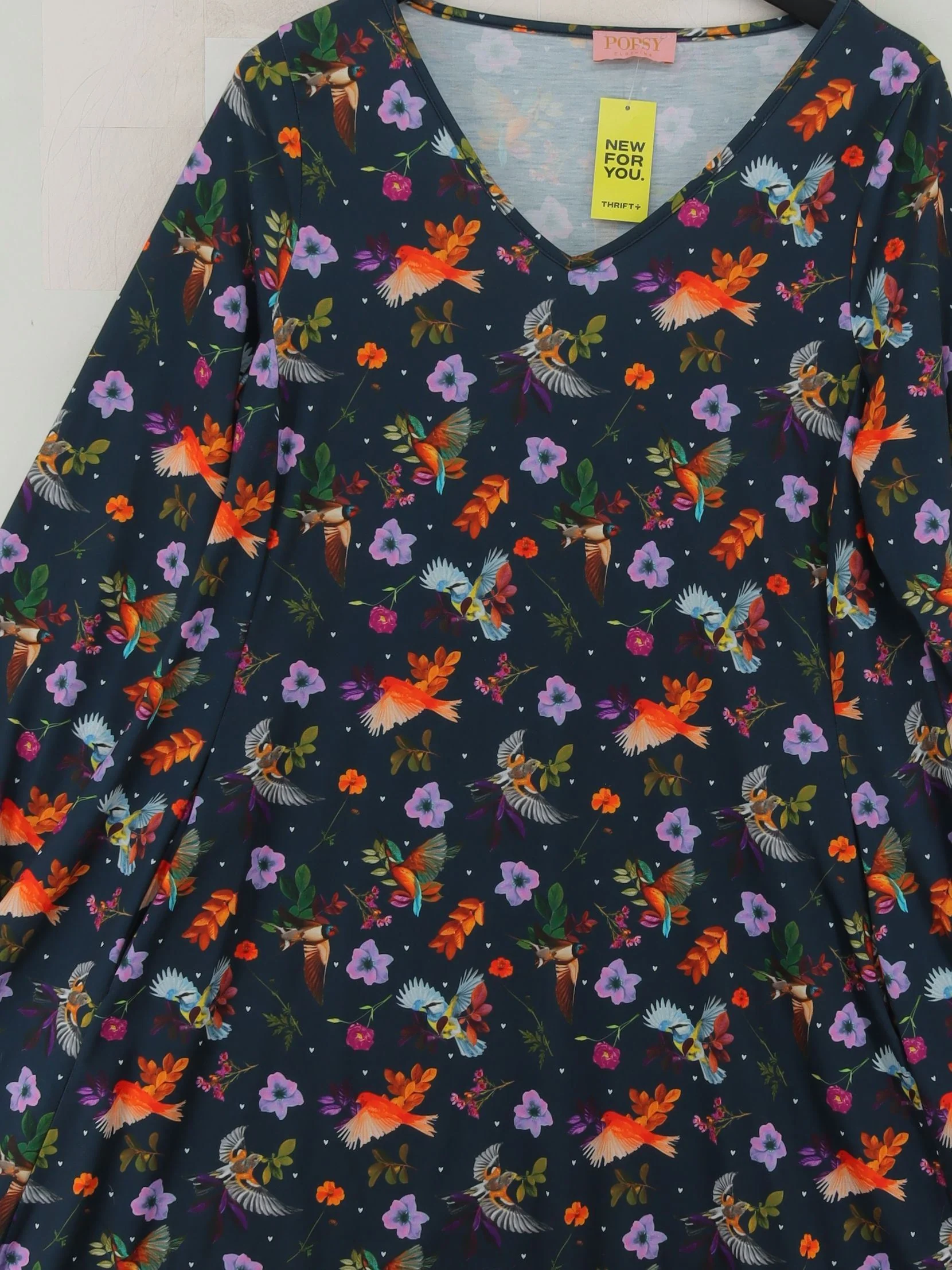 Popsy Skater Mini Dress UK14 in Multi - Image 3