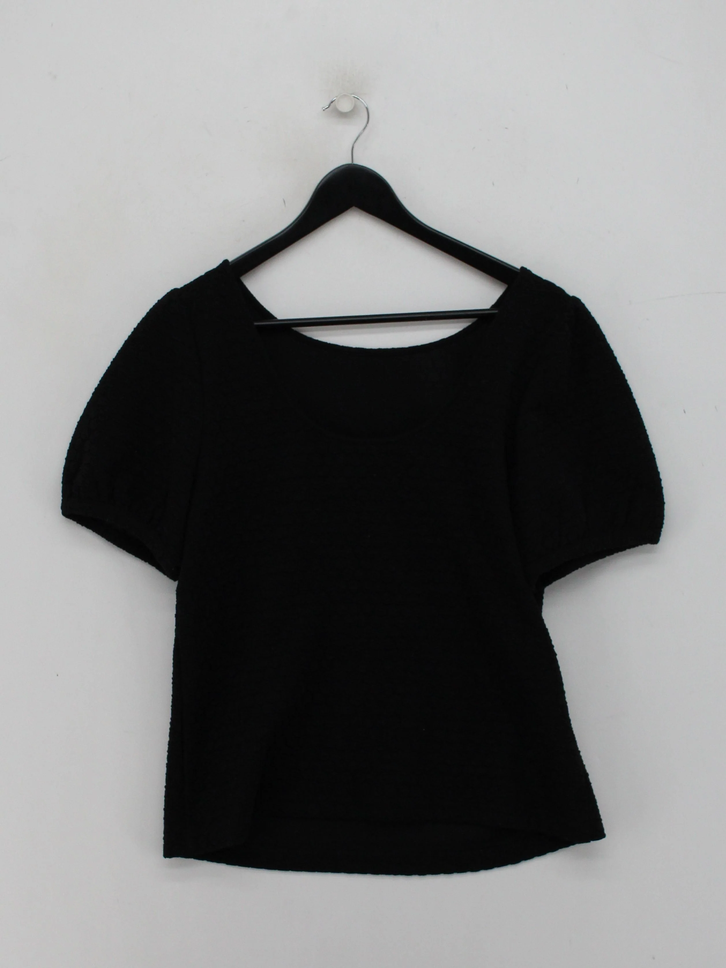 Porridge Women's Top M Black Polyester with Rayon, Spandex Basic - Image 2