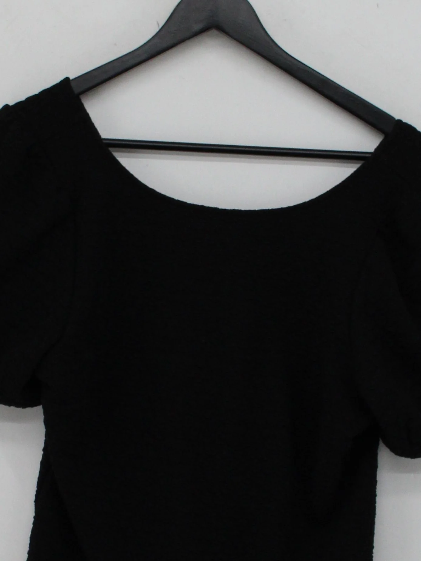 Porridge Women's Top M Black Polyester with Rayon, Spandex Basic - Image 3