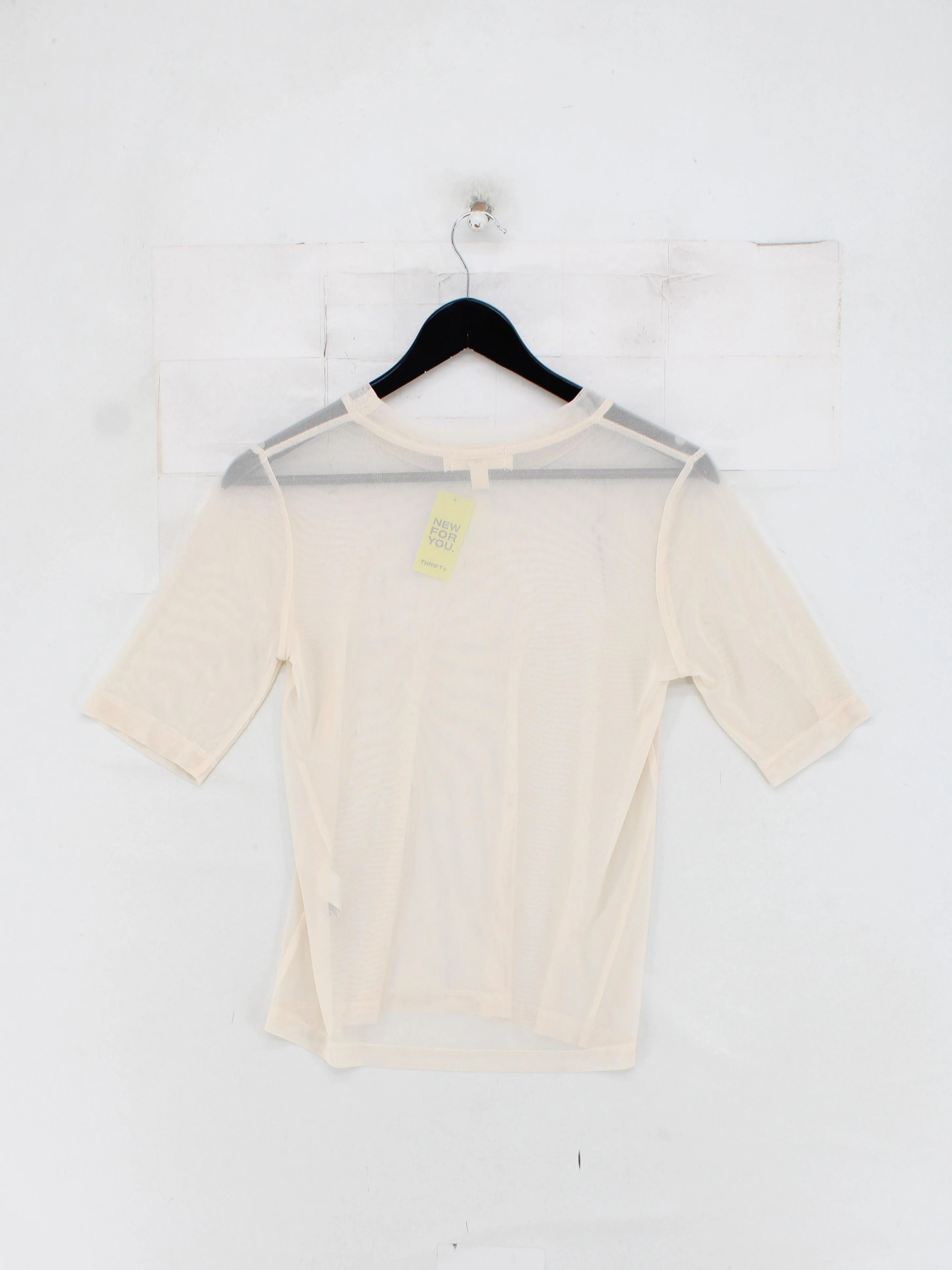 Porridge Women's Top S Cream Polyester with Spandex Basic - Image 2