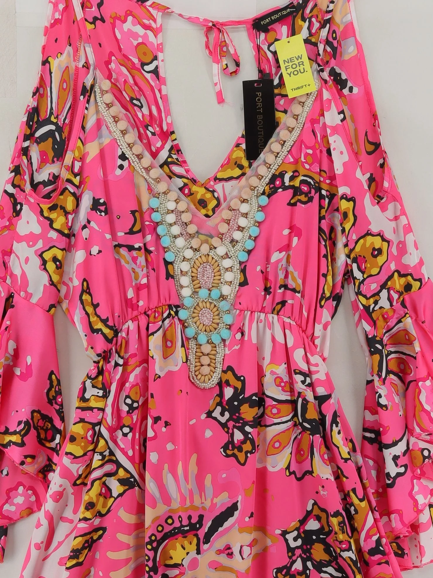 Port Boutique Mini Dress M in Pink - Image 3