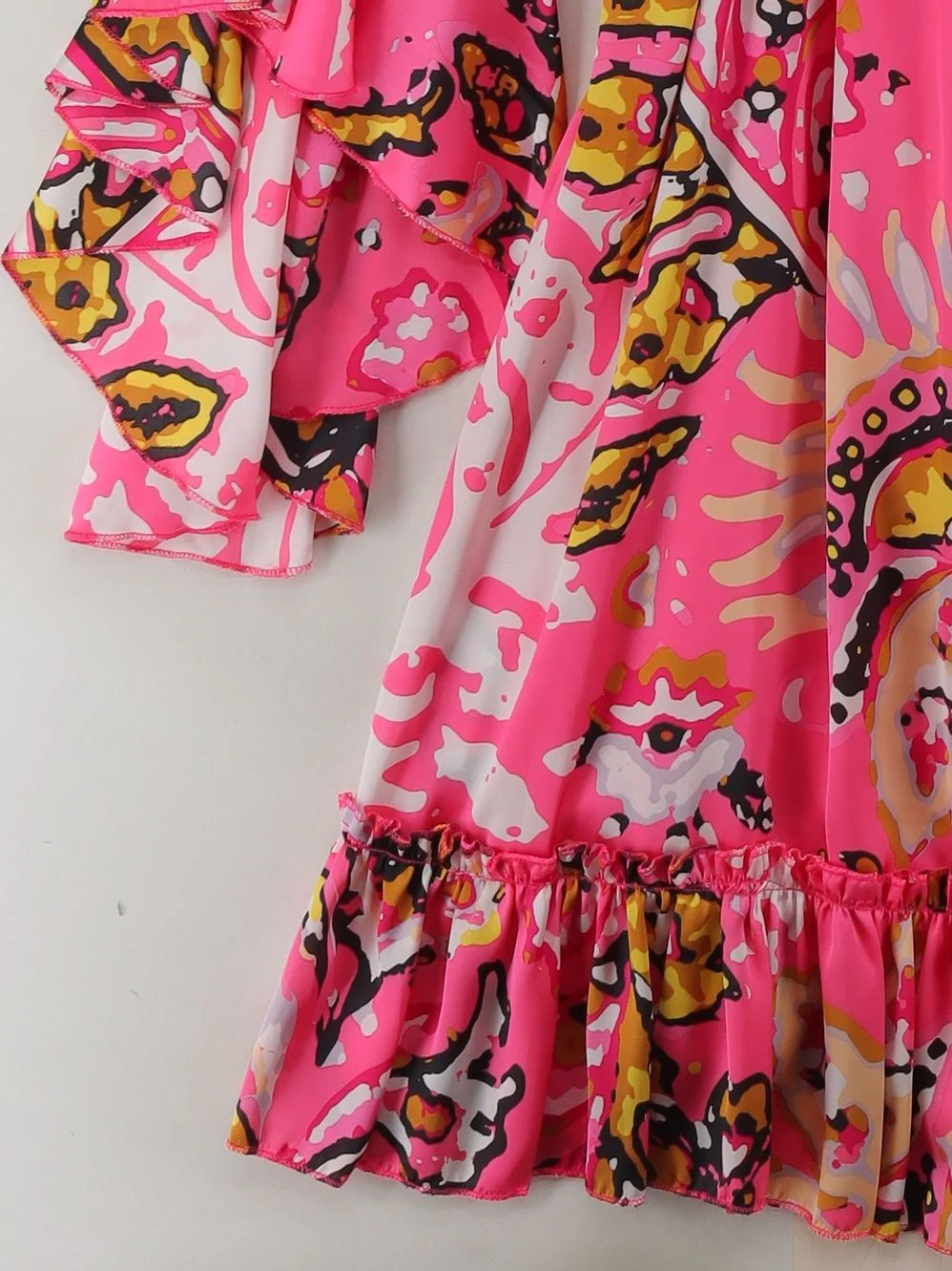 Port Boutique Mini Dress M in Pink - Image 4