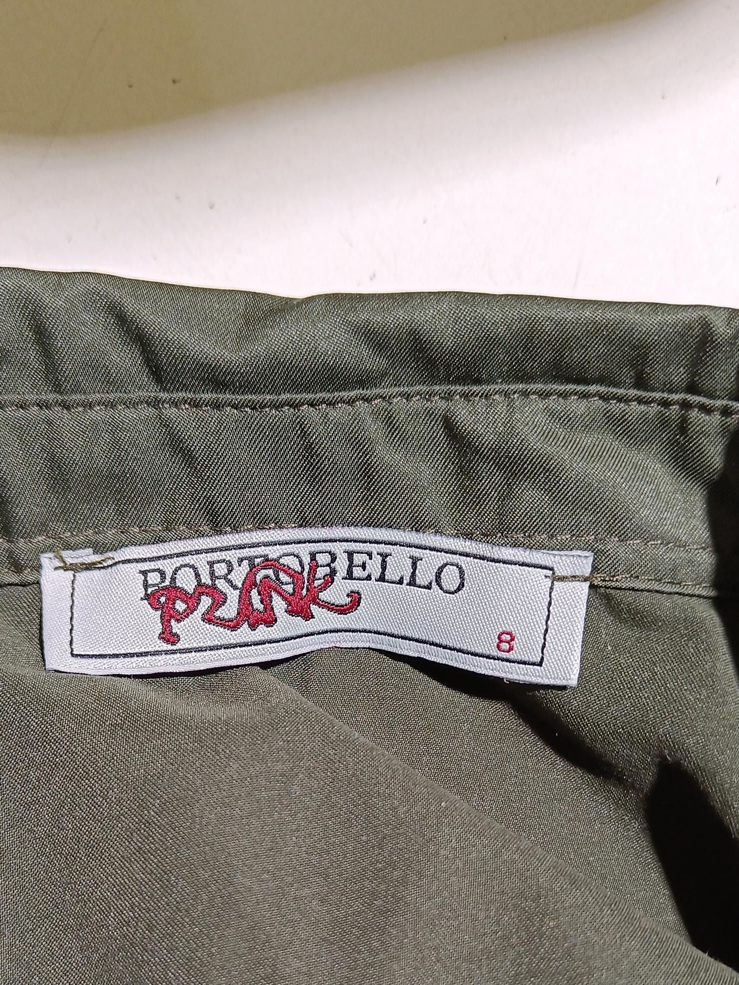 Portobello Women's Shirt UK 8 Green Cotton with Polyester, Elastane Basic - Image 5