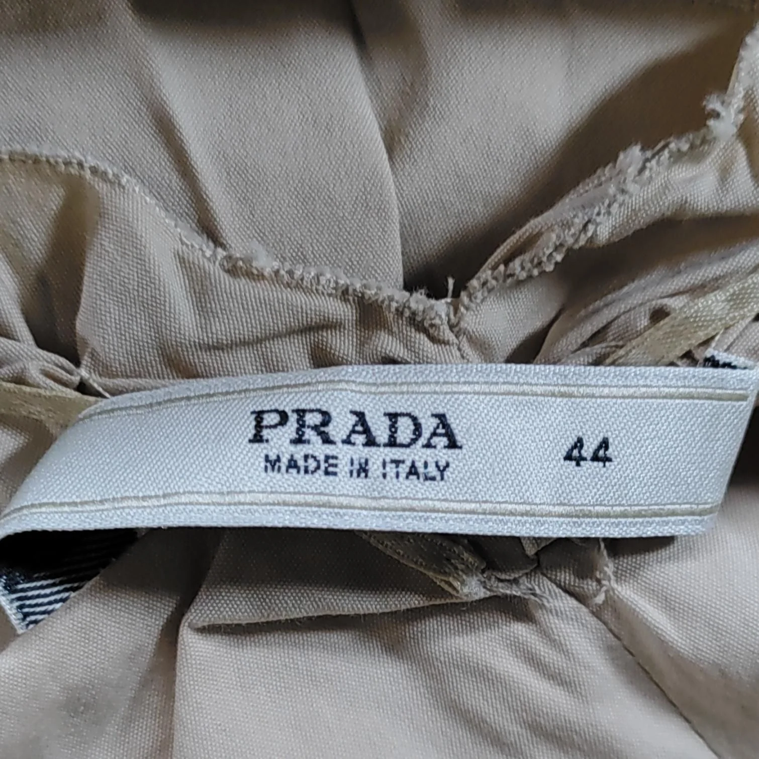 Prada Bodycon Mini Dress M in Tan - Image 5
