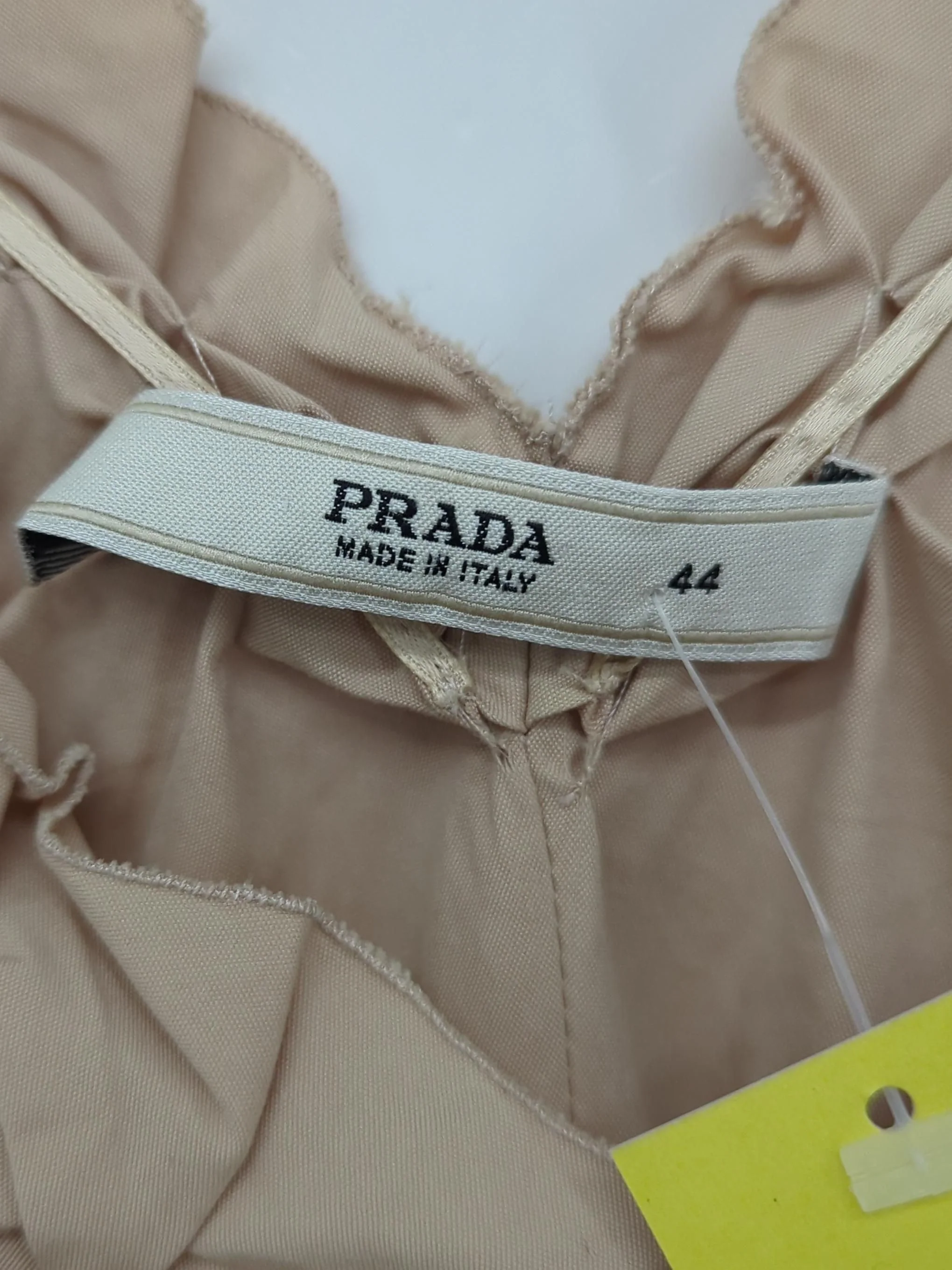 Prada Bodycon Mini Dress M in Tan - Image 6