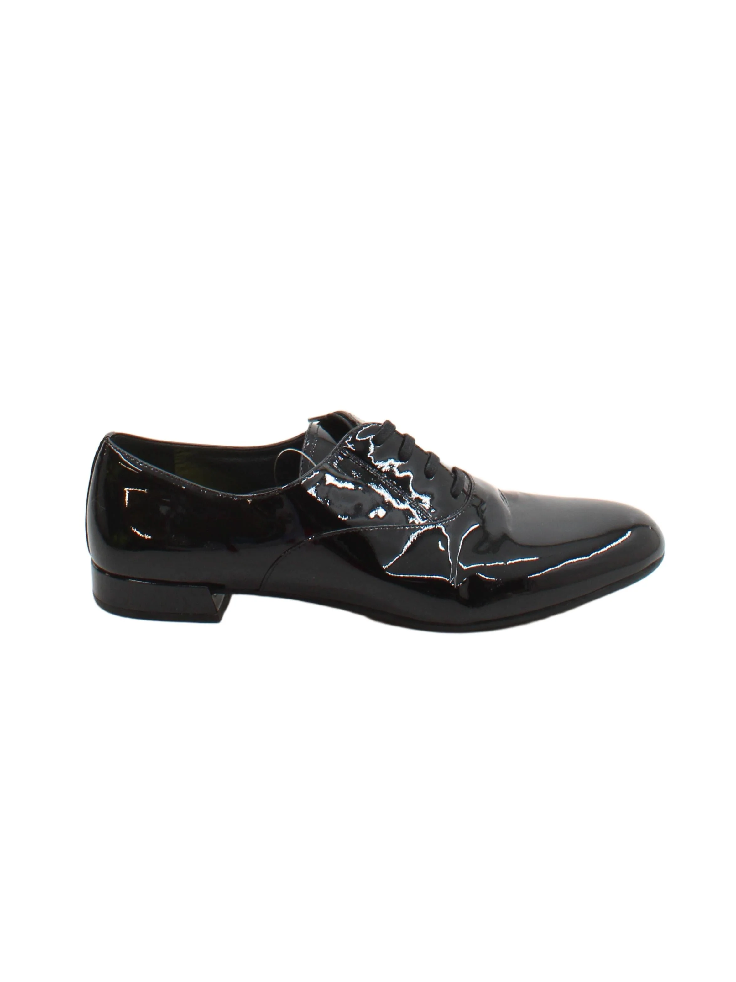 Prada Men's Formal Shoes UK 4 Black 100% Leather Brogue
