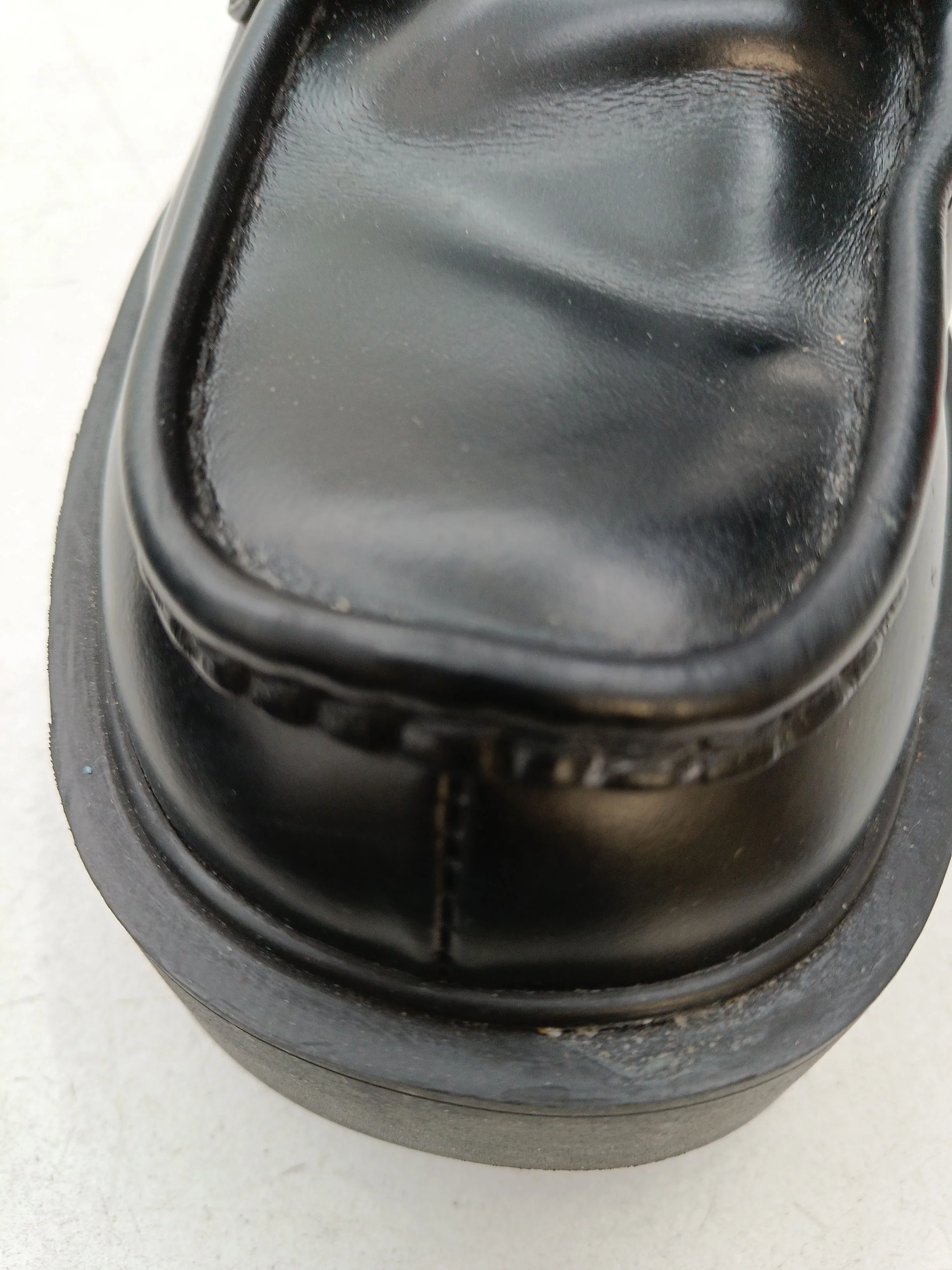Prada Men's Formal Shoes UK 6.5 Black 100% Leather Brogue - Image 8