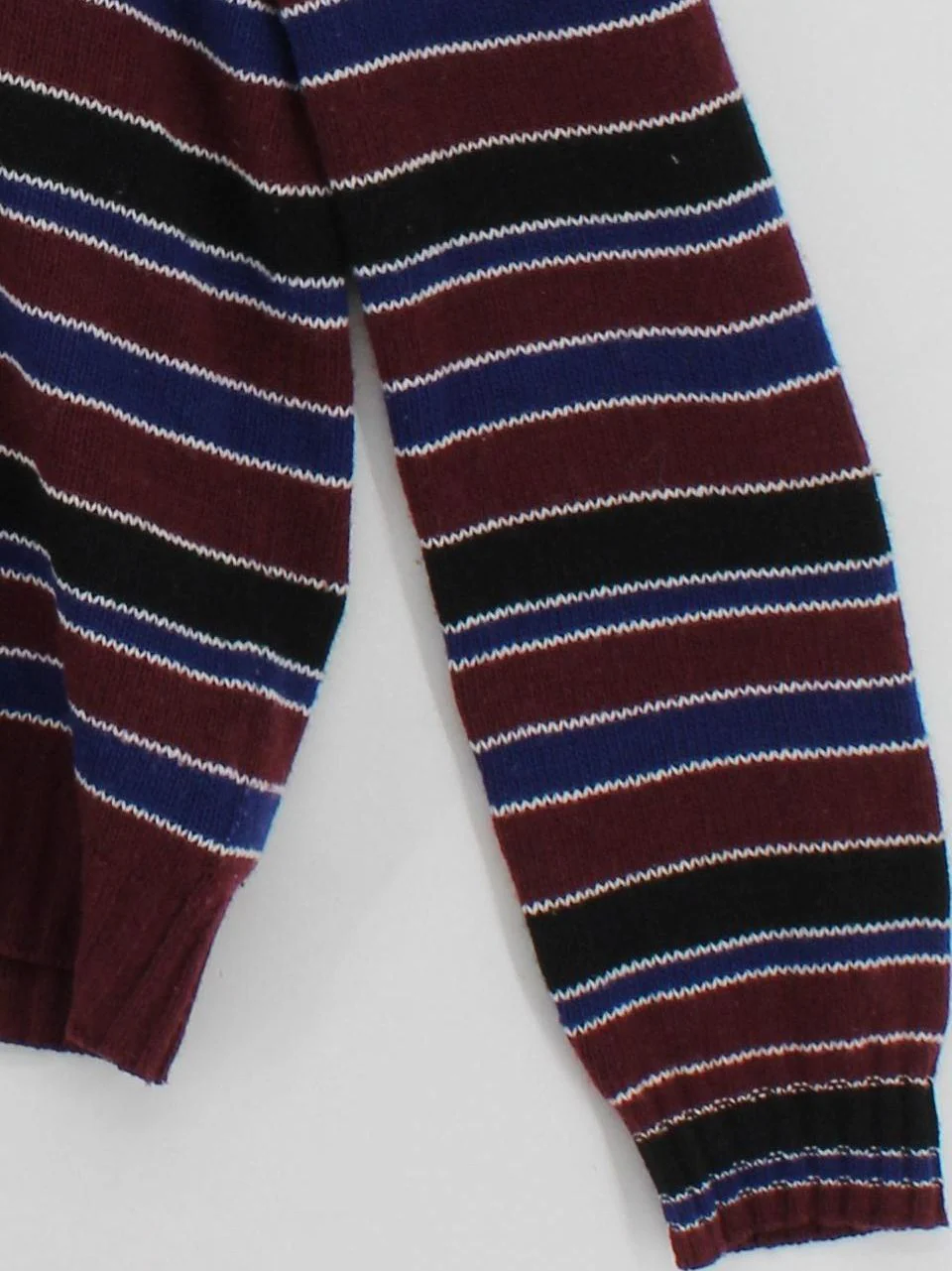 Prada Men's Jumper Chest: 46 in Multi Wool with Cashmere Pullover - Image 4