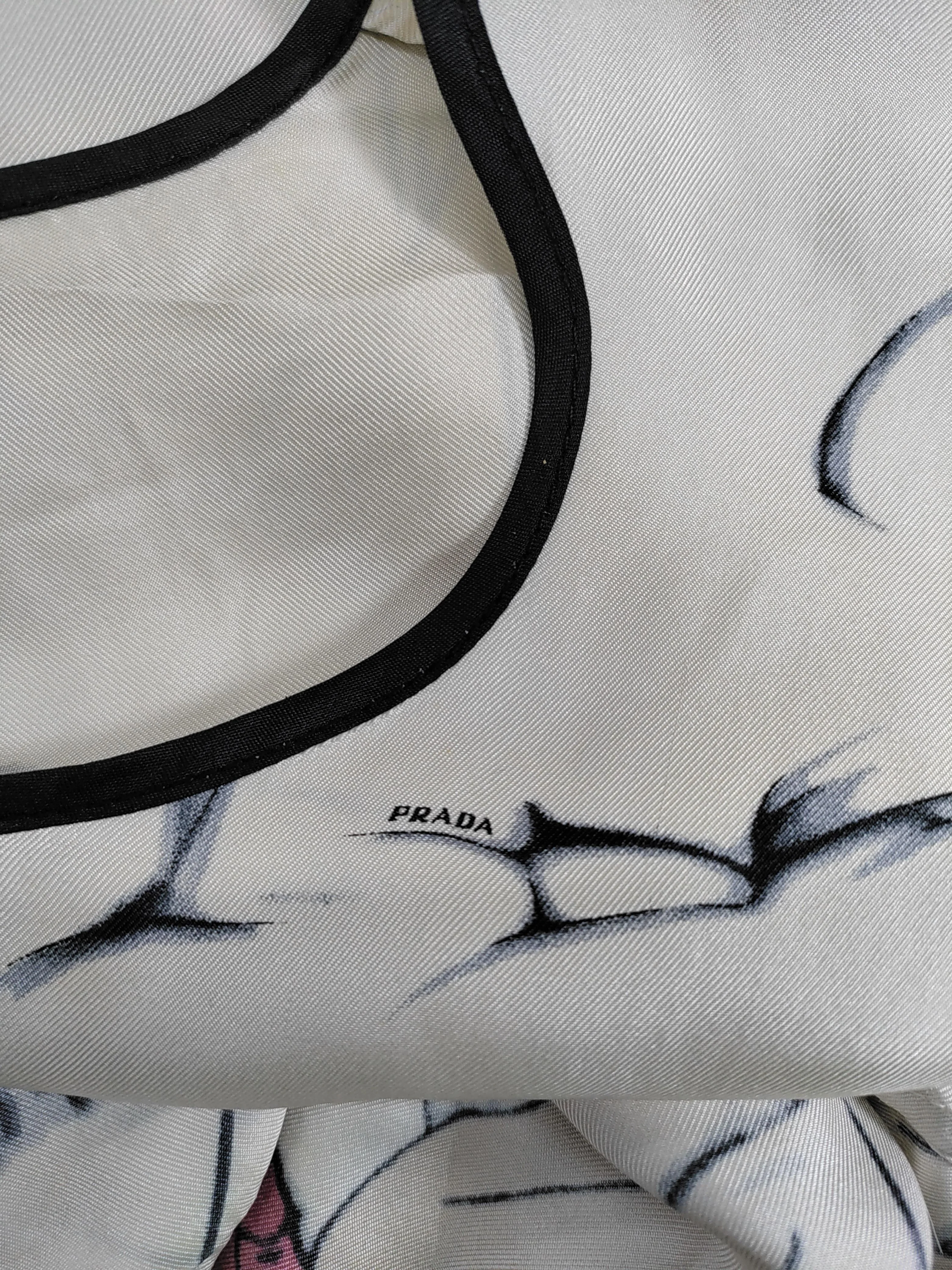 Prada T-Shirt Mini Dress UK10 in Cream - Image 5