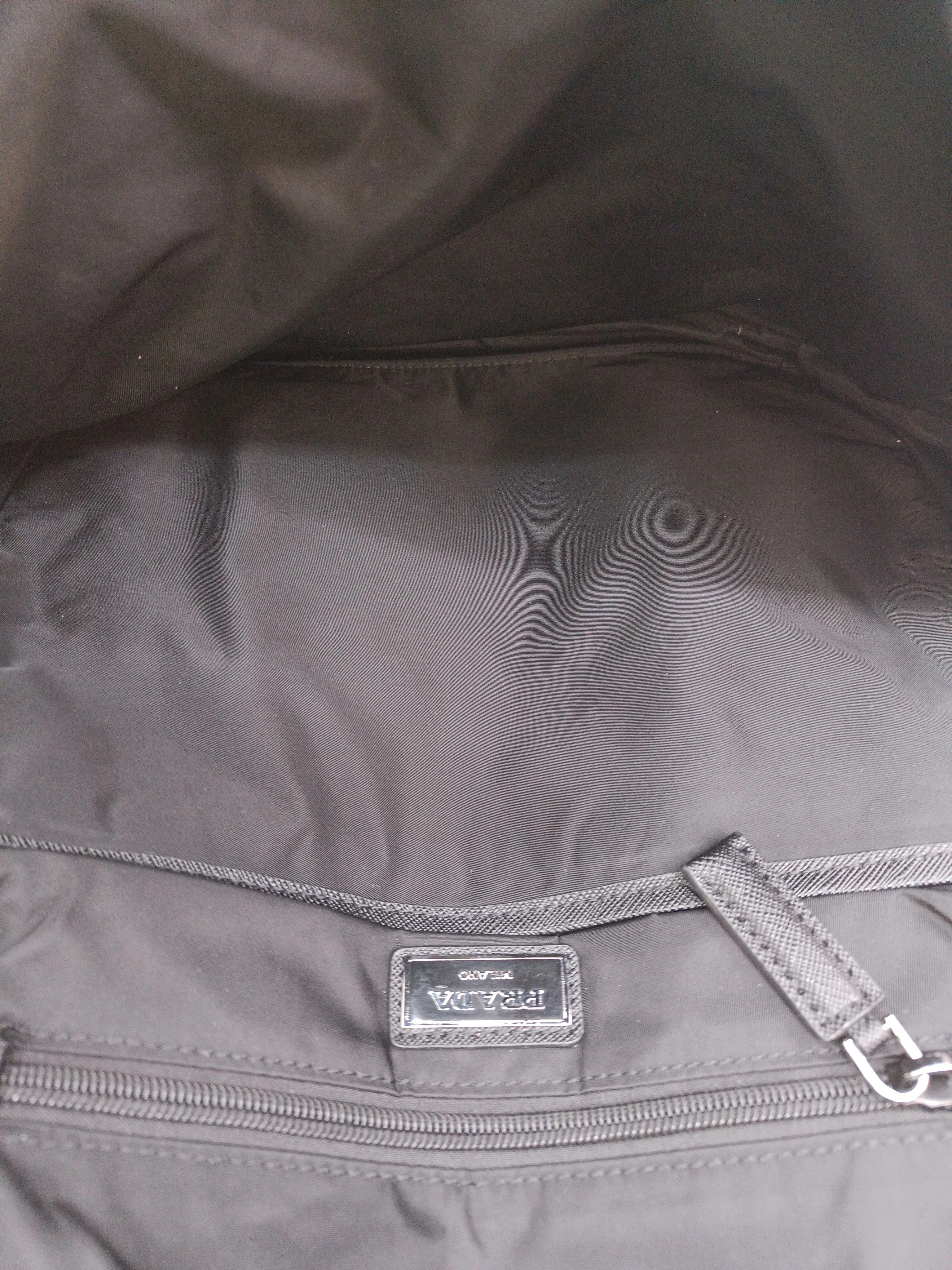 Prada Women's Bag Black 100% Other Backpack - Image 4