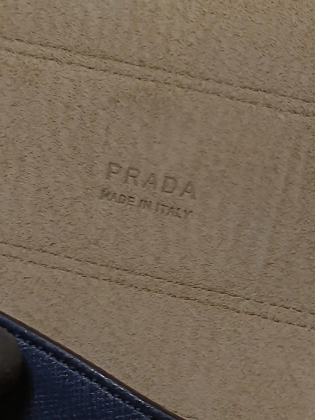 Prada Women's Belt M Blue 100% Leather Basic Belt - Image 6