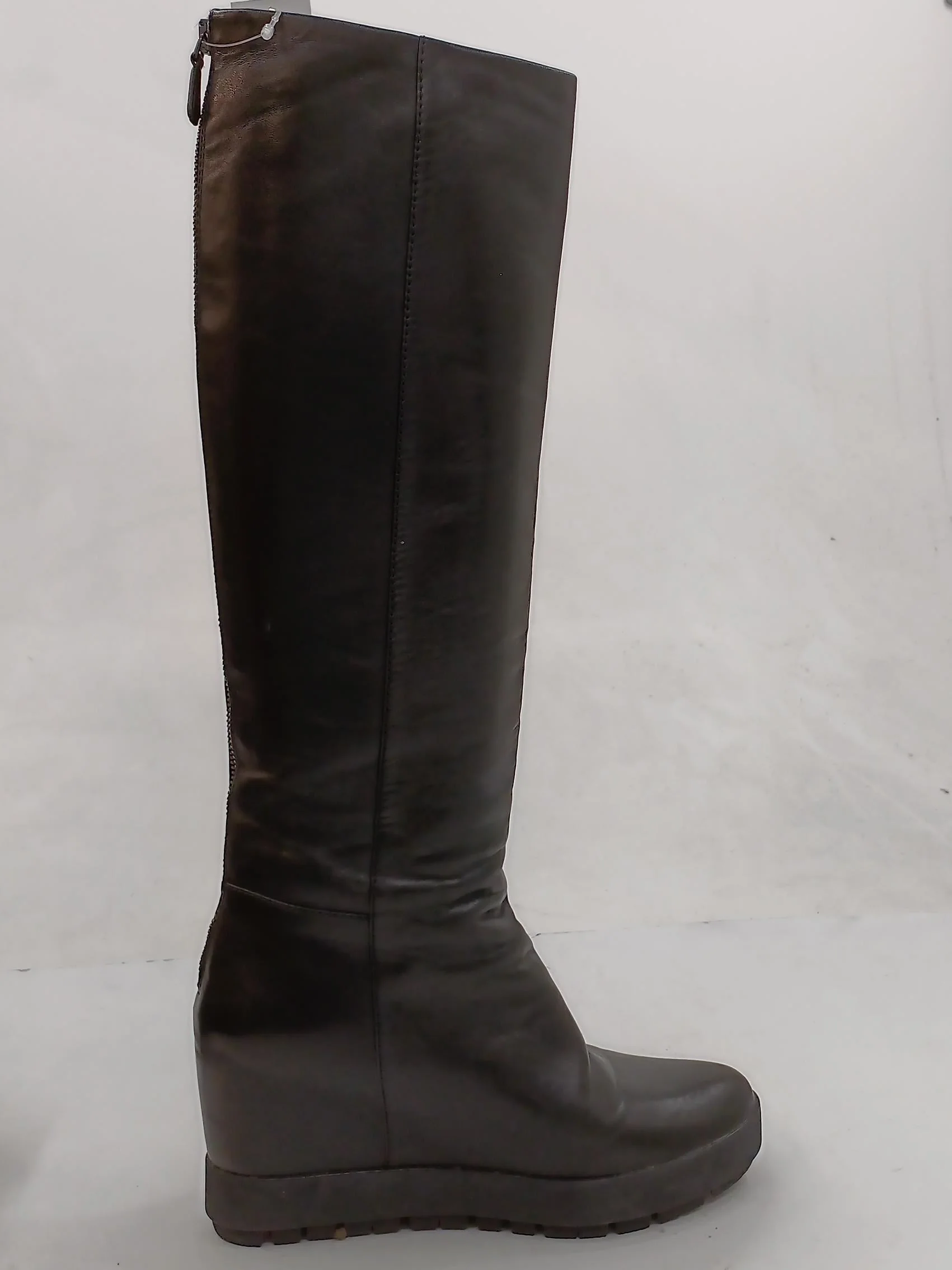 Prada Women's Boots UK 5 Black 100% Leather Platform - Image 5
