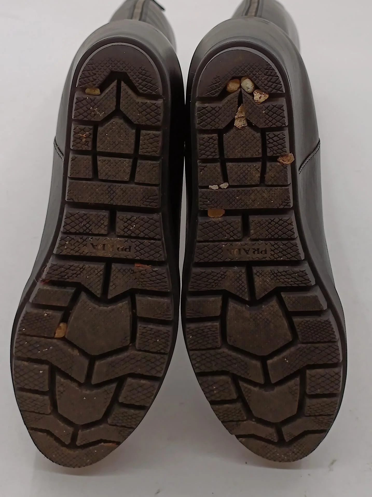 Prada Women's Boots UK 5 Black 100% Leather Platform - Image 7