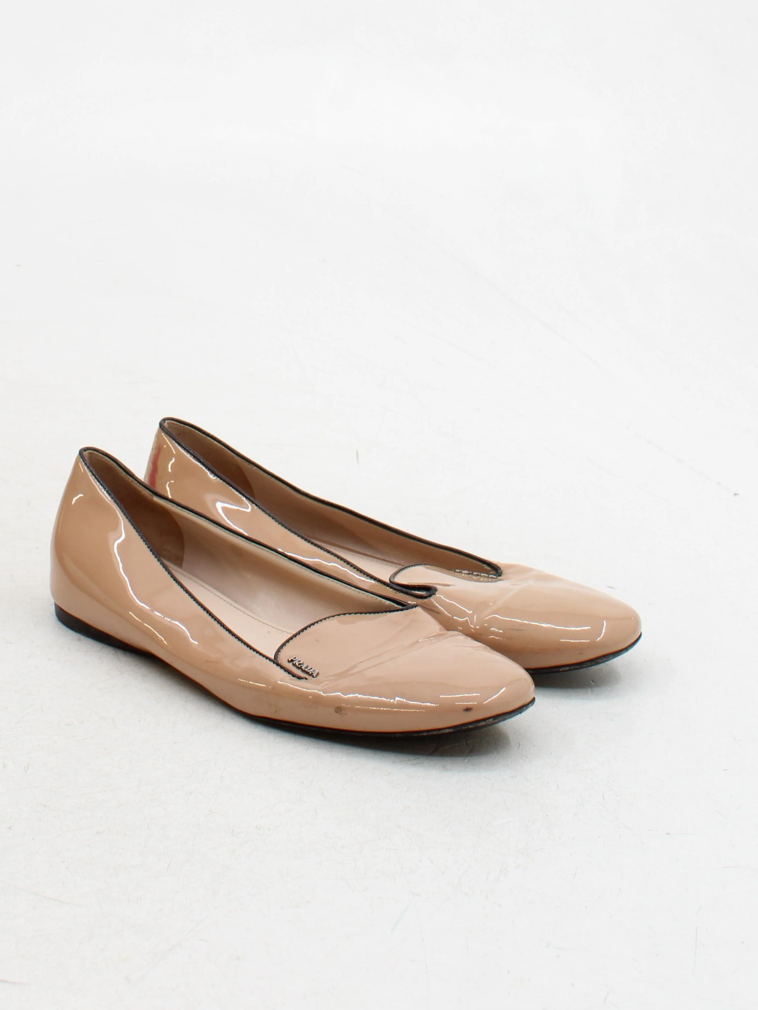 Prada Women's Flat Shoes UK 6 Tan 100% Leather Loafer - Image 4