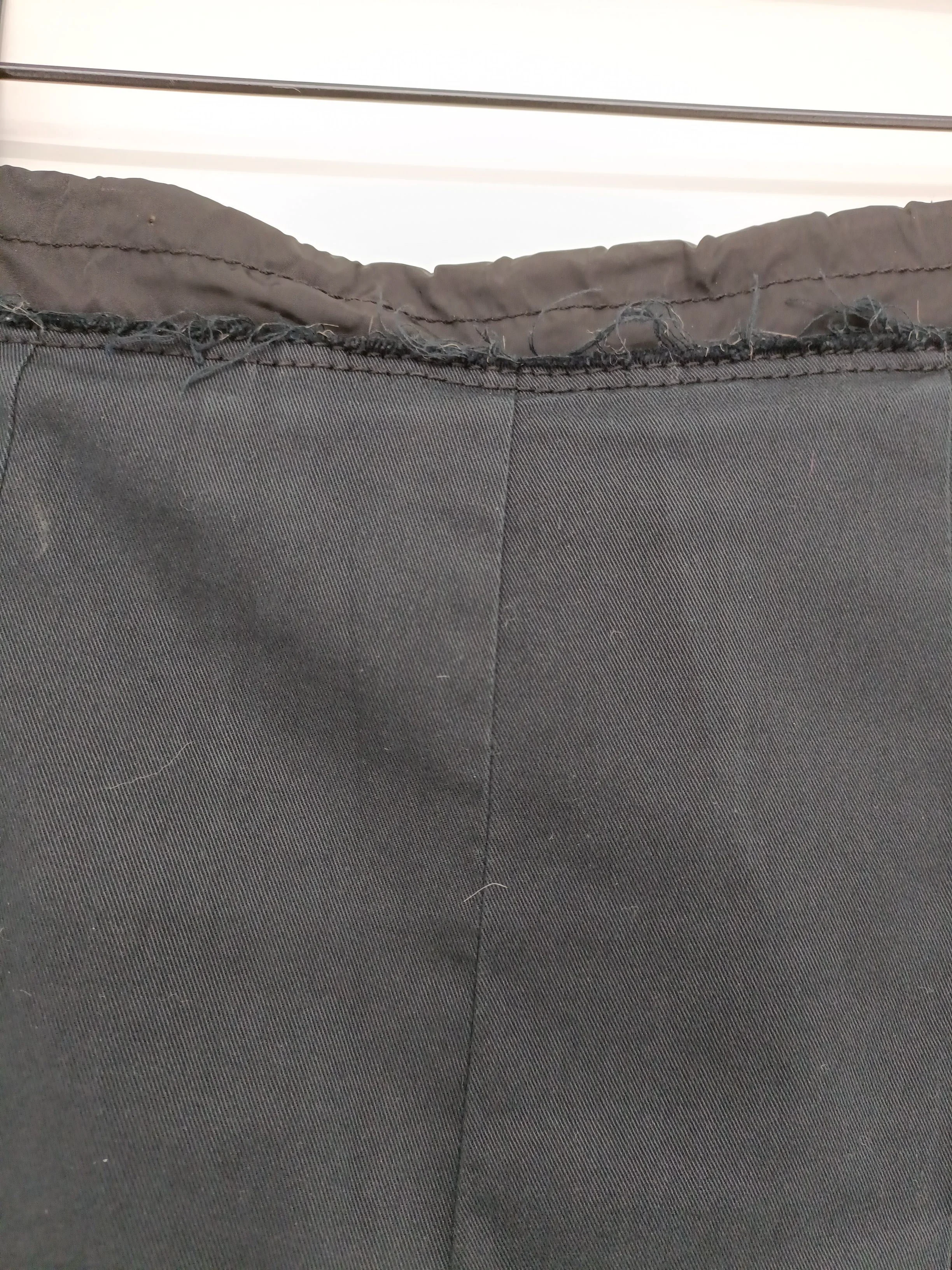 Prada Women's Mini Skirt UK 14 Black Cotton with Other Short Mini - Image 5