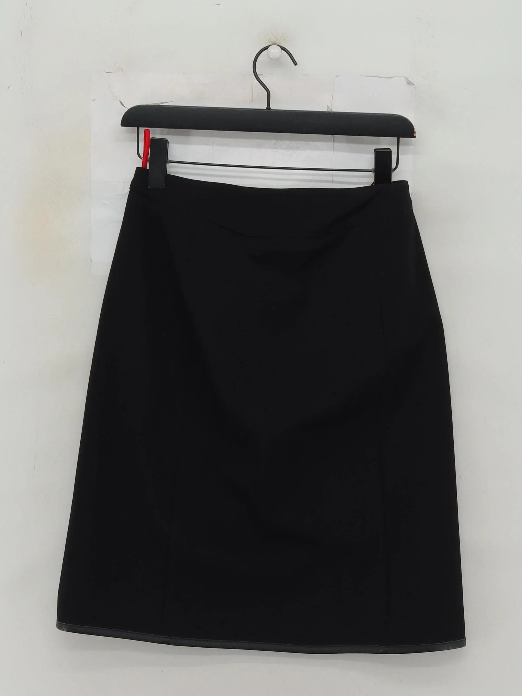Prada Women's Mini Skirt UK 14 Black Nylon with Polyester, Other, Leather Mini - Image 2