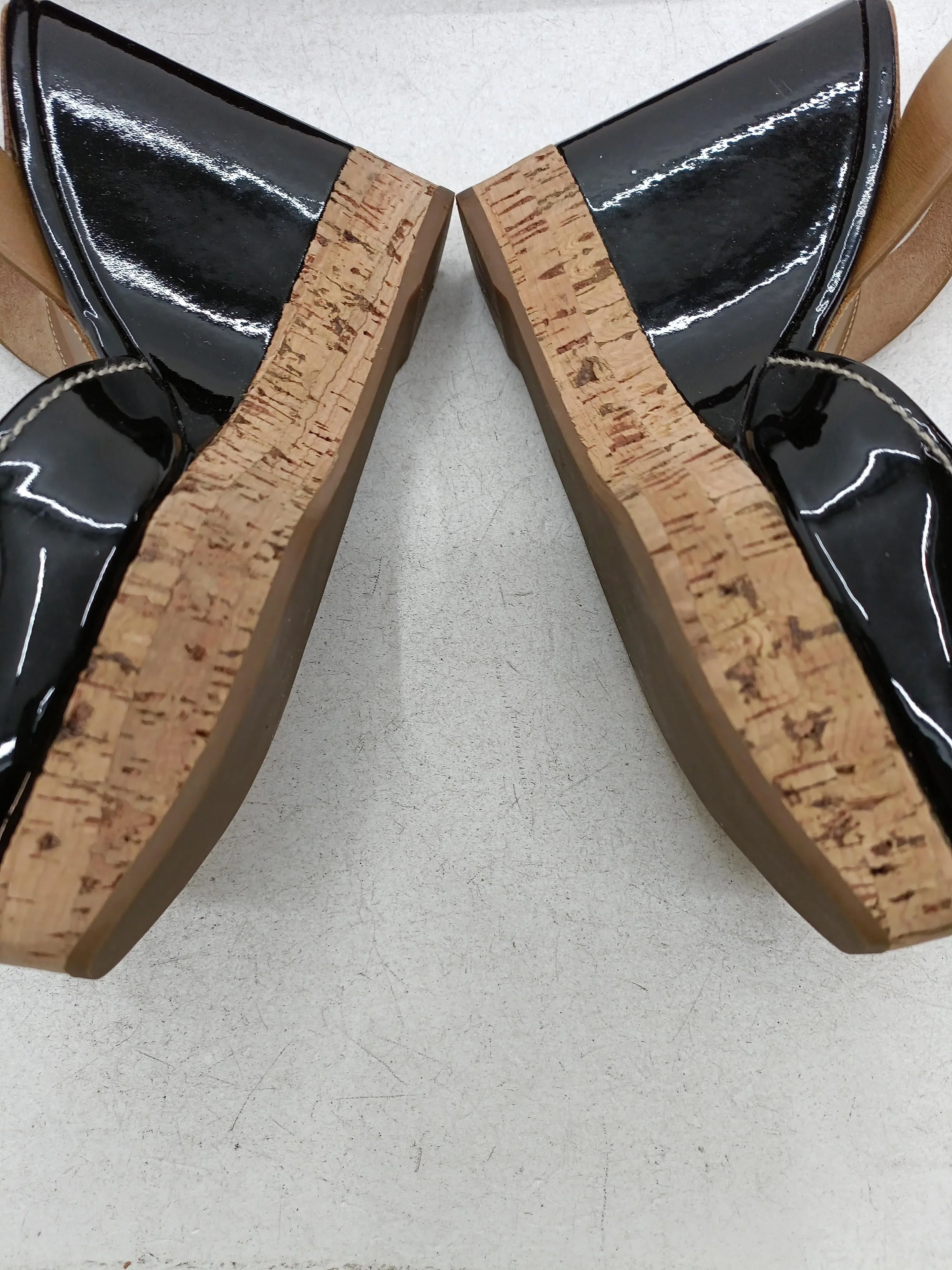 Prada Women's Sandals UK 3 Black Leather with Other Espadrille - Image 7