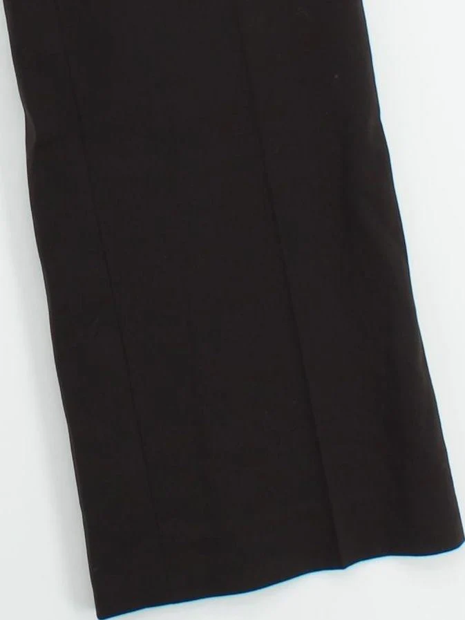 Prada Women's Suit Trousers UK 8 Brown Wool with Other Wide-Leg Dress Pants - Image 4