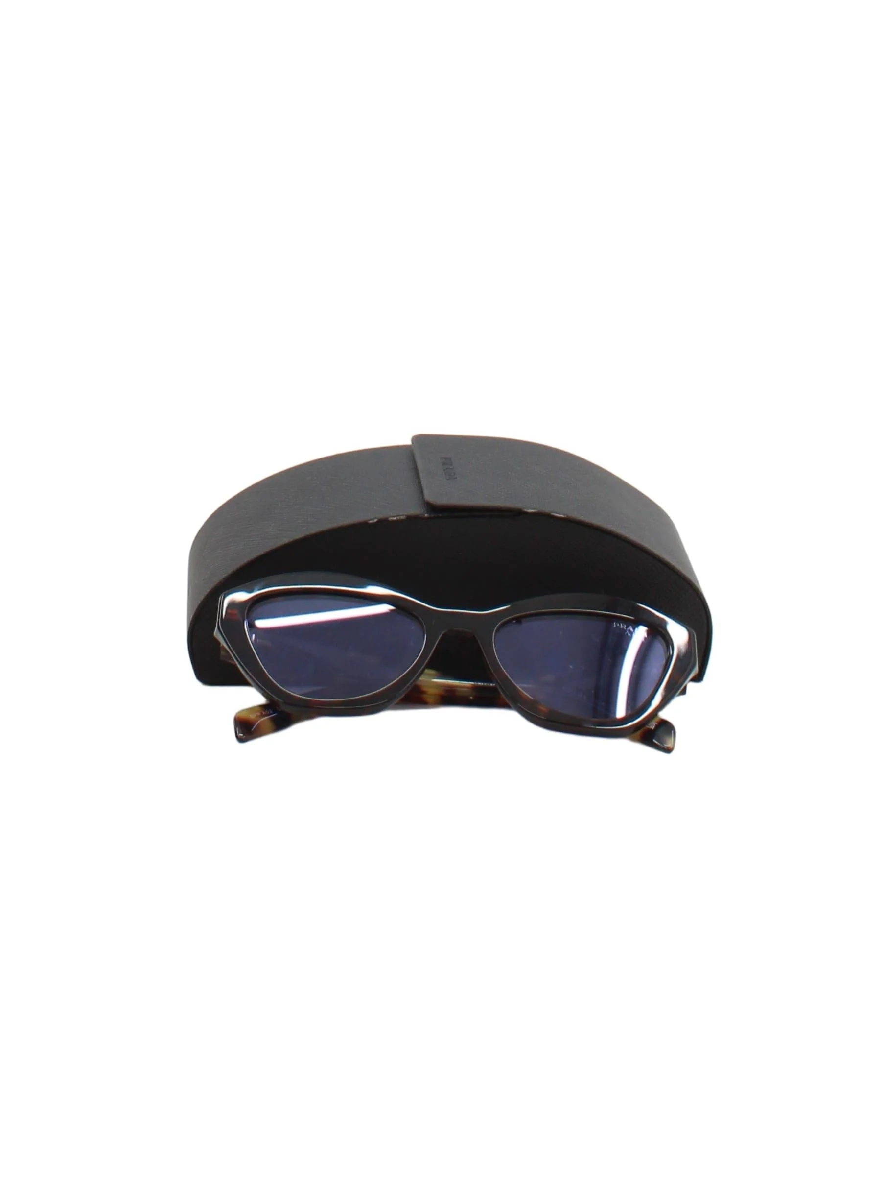 Prada Women's Sunglasses Brown Animal Print Cat Eye