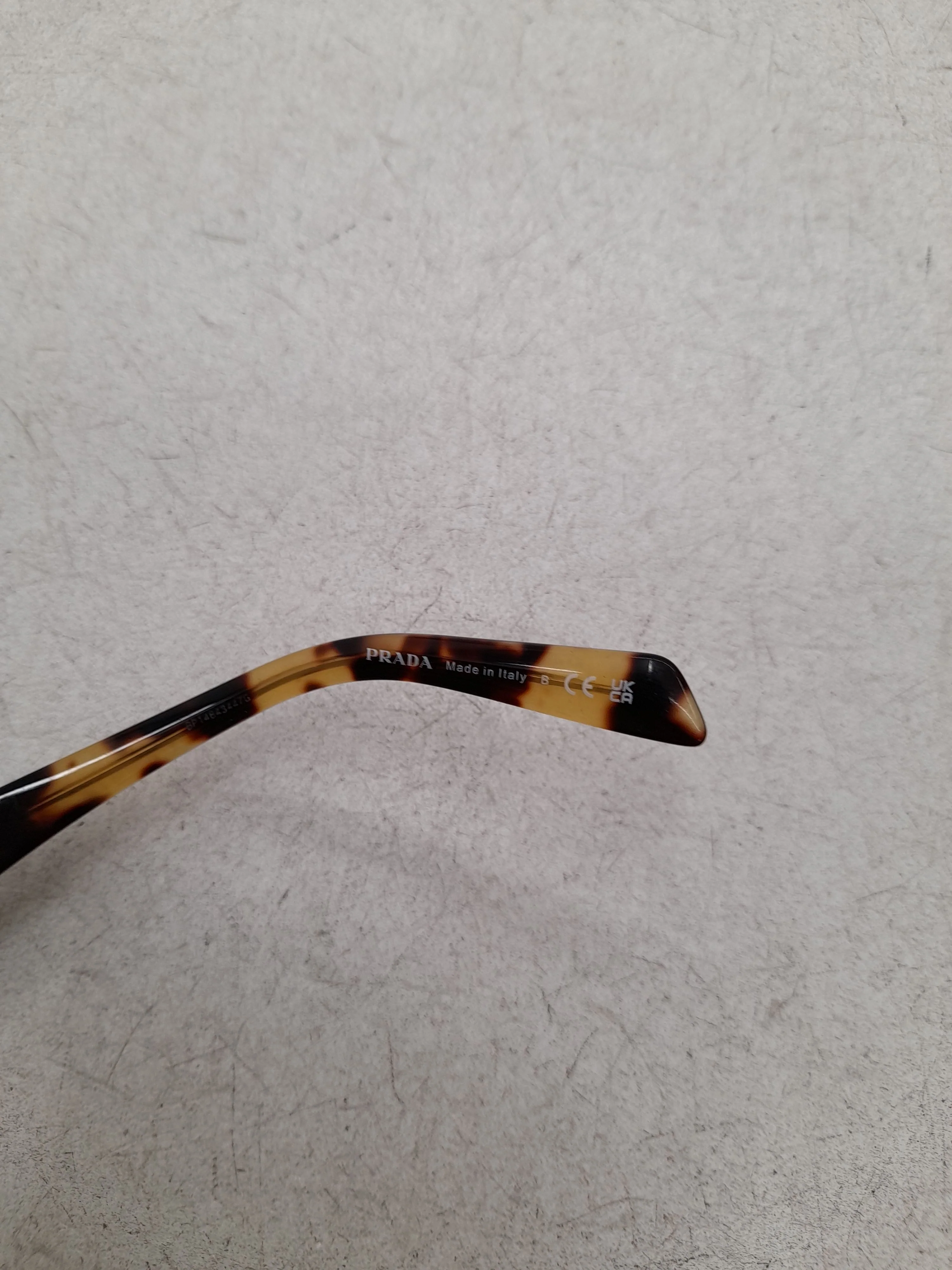 Prada Women's Sunglasses Brown Animal Print Cat Eye - Image 5