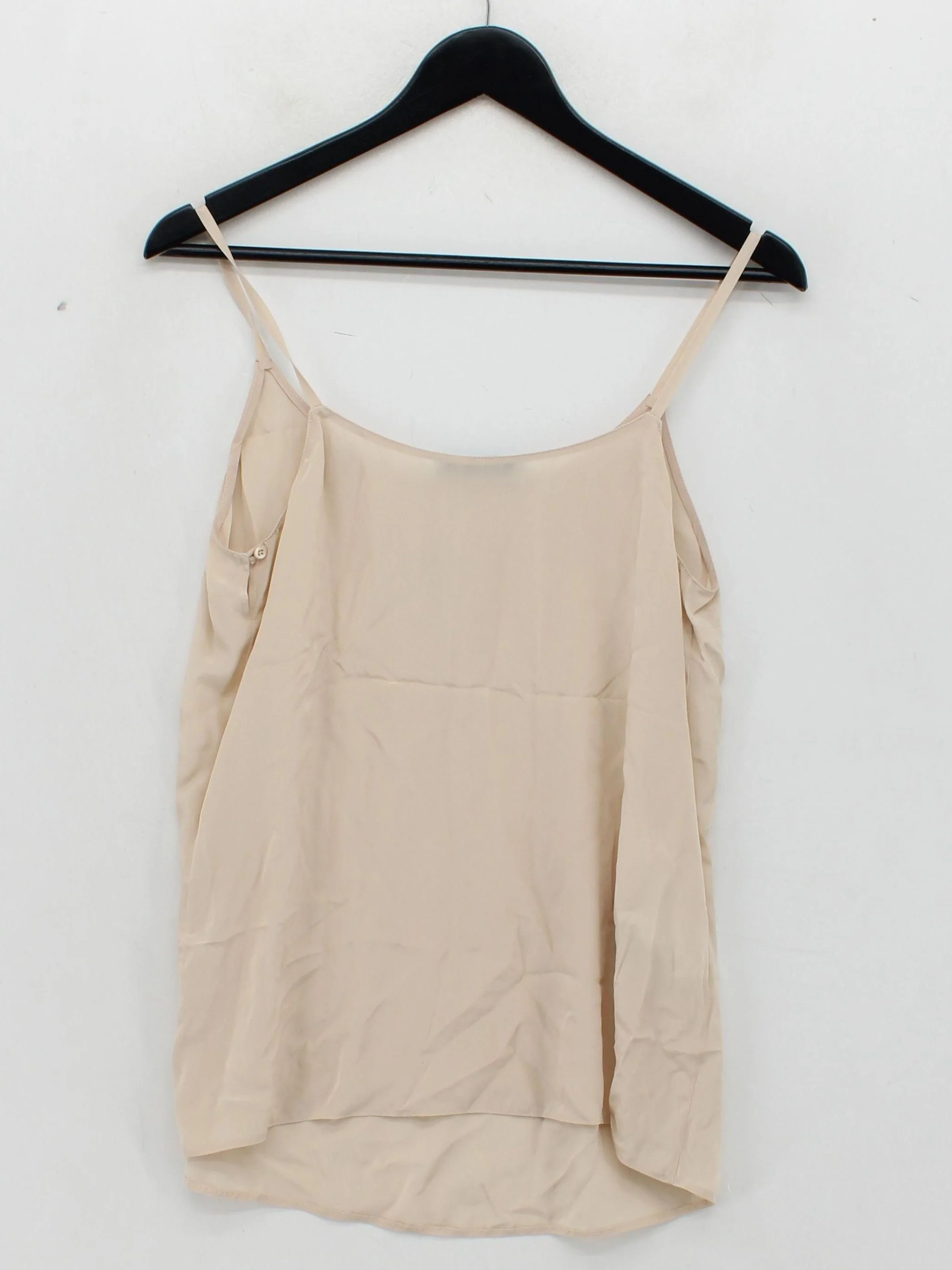 Prada Women's T-Shirt UK 8 Cream 100% Polyester Sleeveless Round Neck Camisole - Image 2
