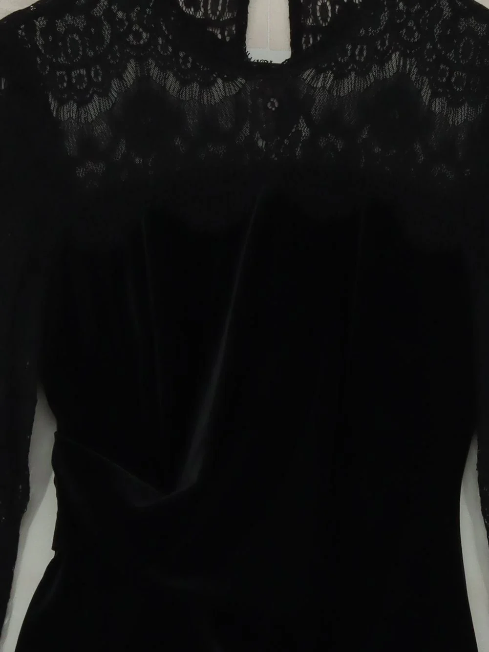 Precis Bodycon Mini Dress UK10 in Black - Image 3