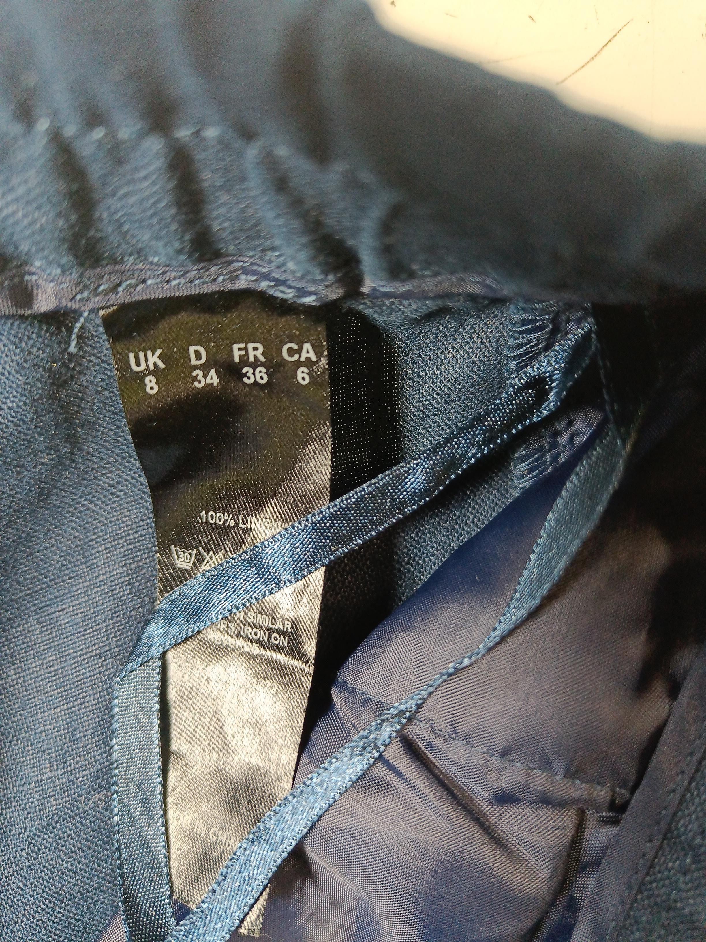 Precis Men's Trousers S Blue 100% Linen Straight Chino - Image 6